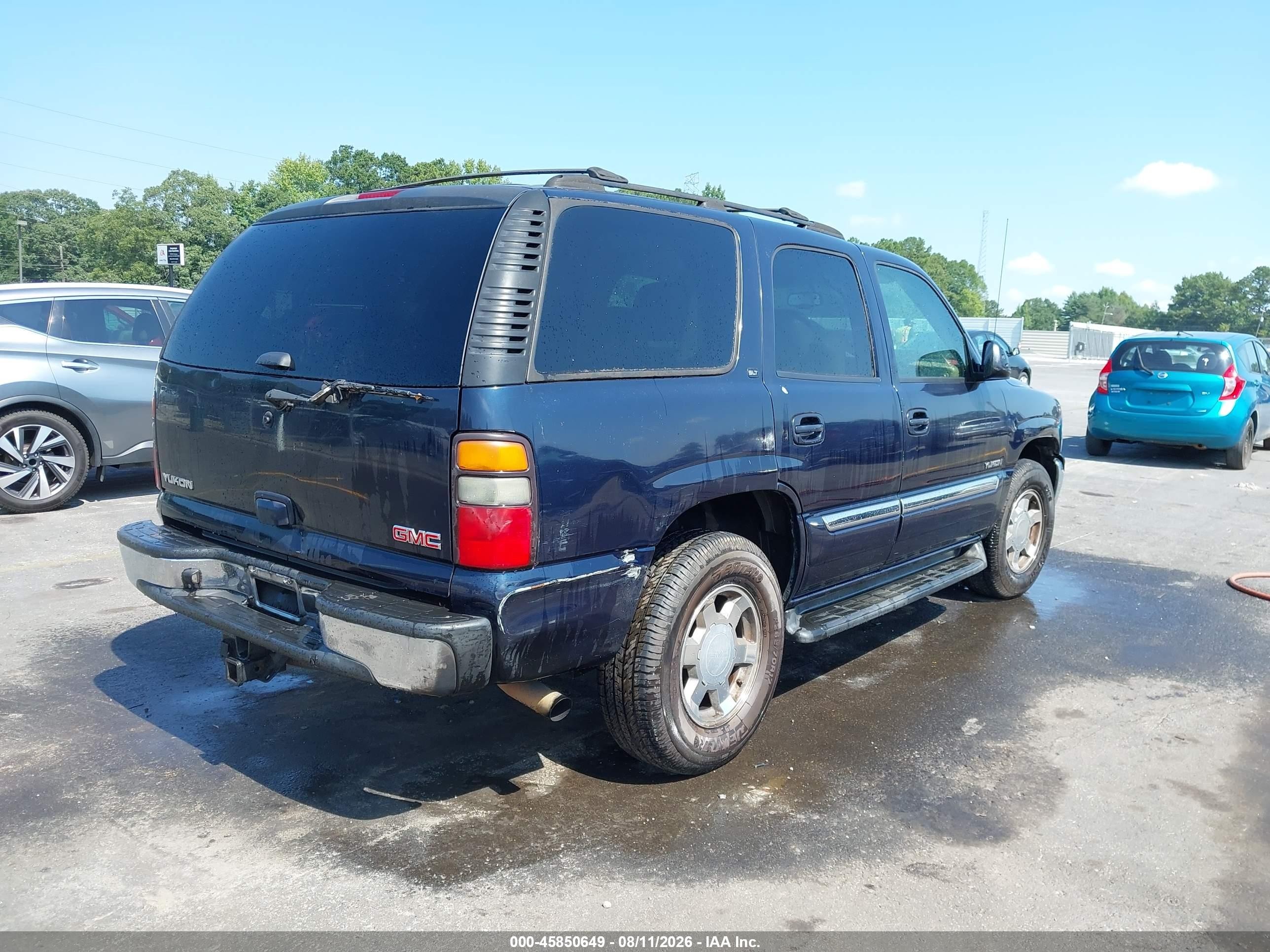 2005 Gmc Yukon Slt Dark Blue vin: 1GKEK13T35J221920