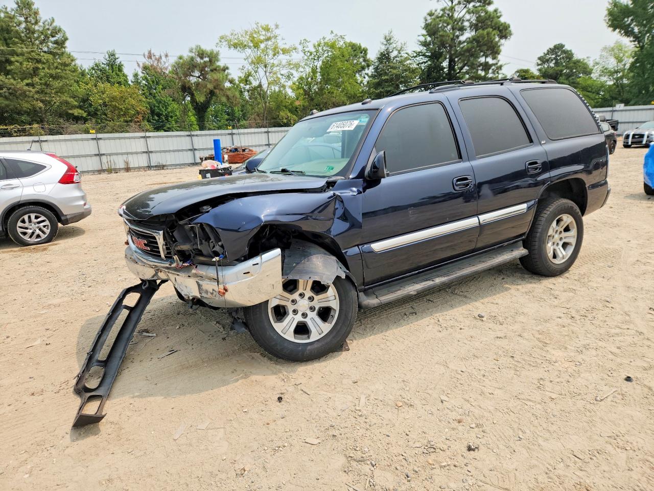 2005 Gmc Yukon Blue vin: 1GKEK13T55J147979