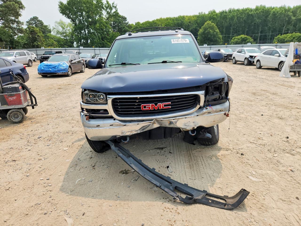 2005 Gmc Yukon Blue vin: 1GKEK13T55J147979