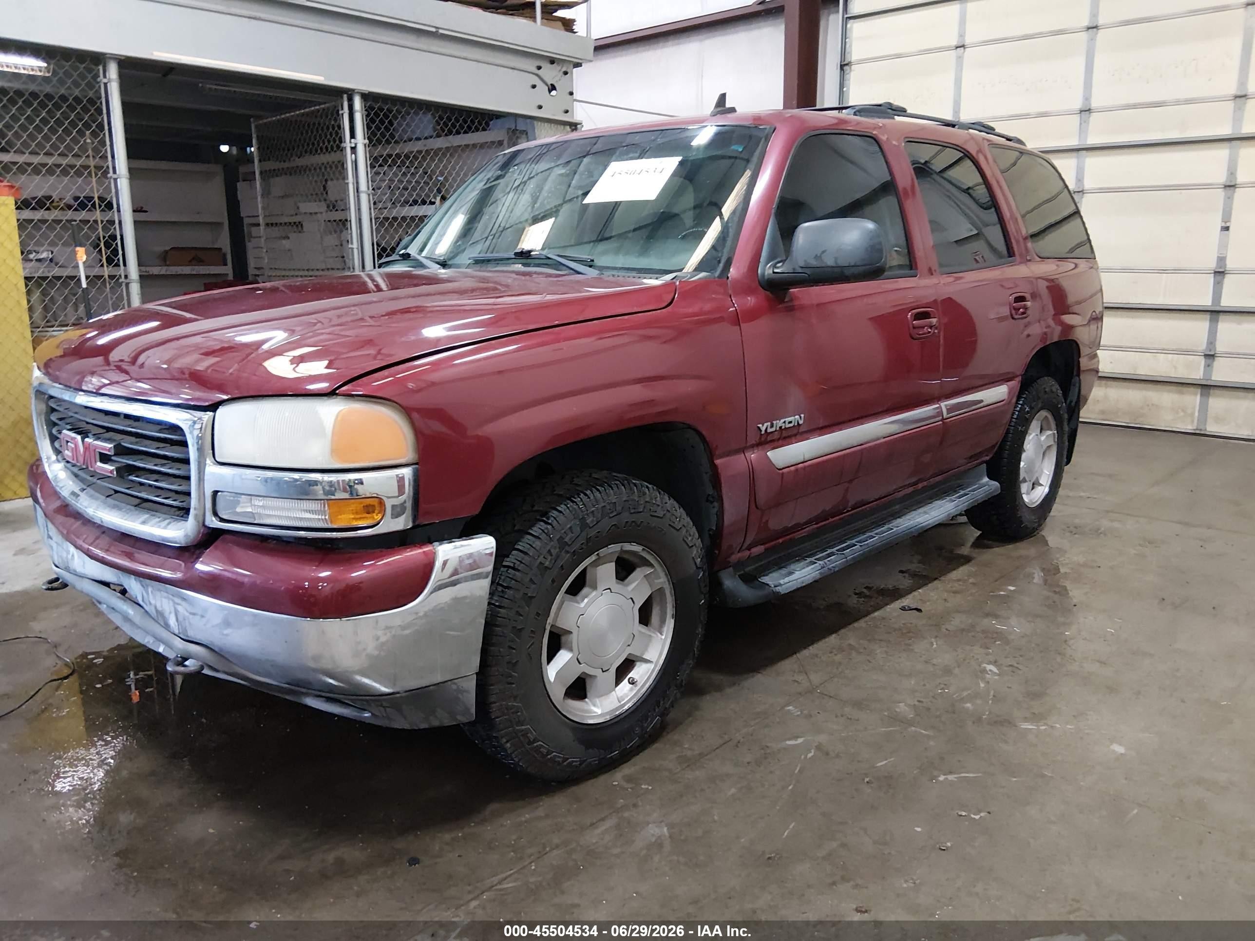 2006 Gmc Yukon Slt Red vin: 1GKEK13T56R115147