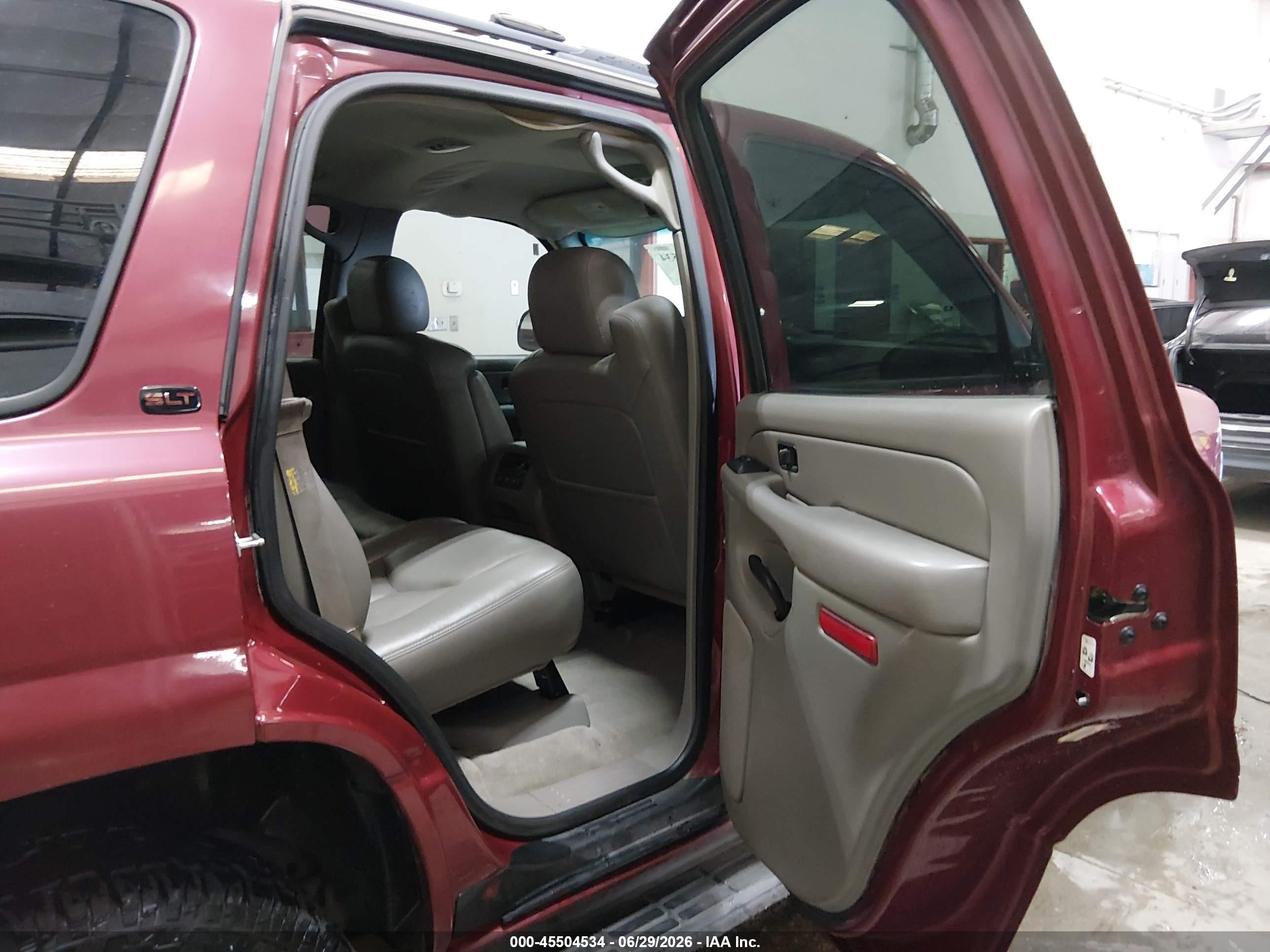 2006 Gmc Yukon Slt Red vin: 1GKEK13T56R115147