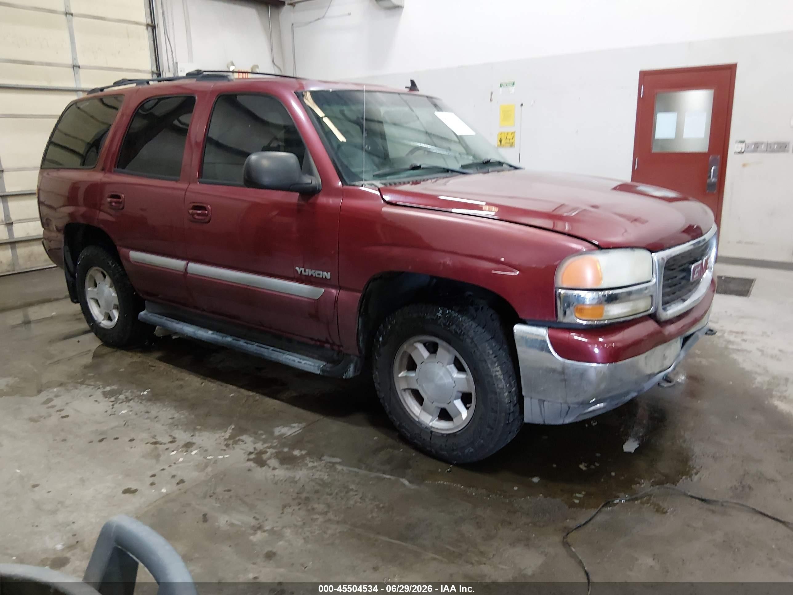 2006 Gmc Yukon Slt Red vin: 1GKEK13T56R115147