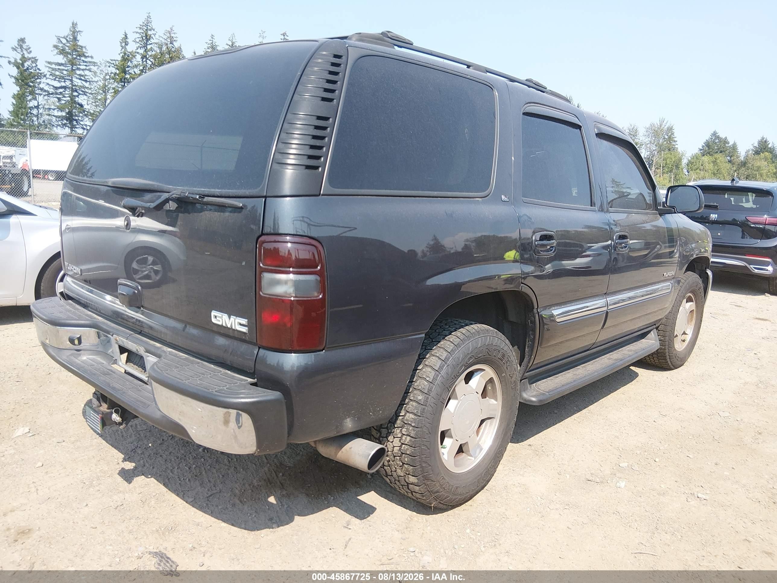 2005 Gmc Yukon Slt Black vin: 1GKEK13T65J213200