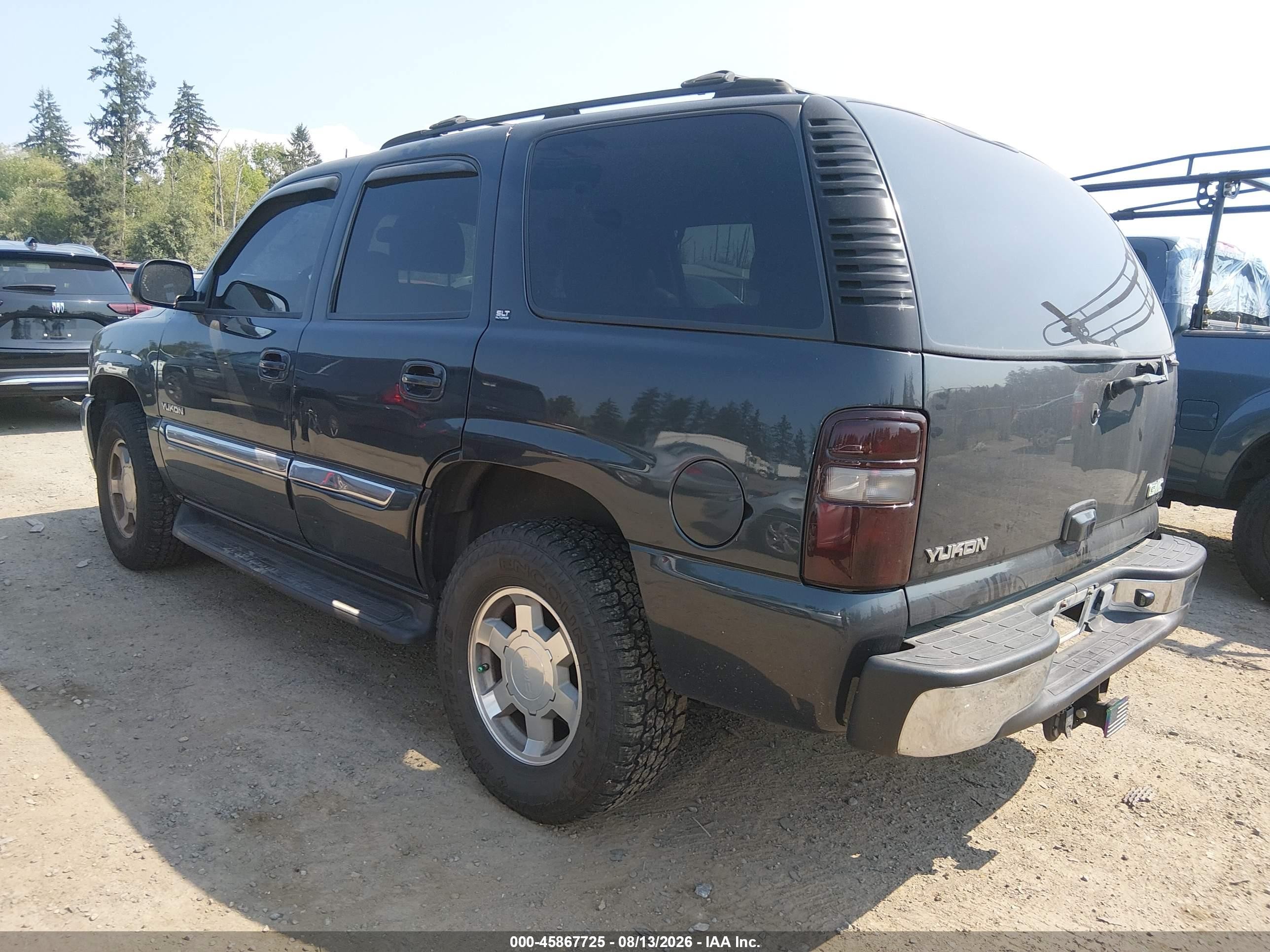 2005 Gmc Yukon Slt Black vin: 1GKEK13T65J213200