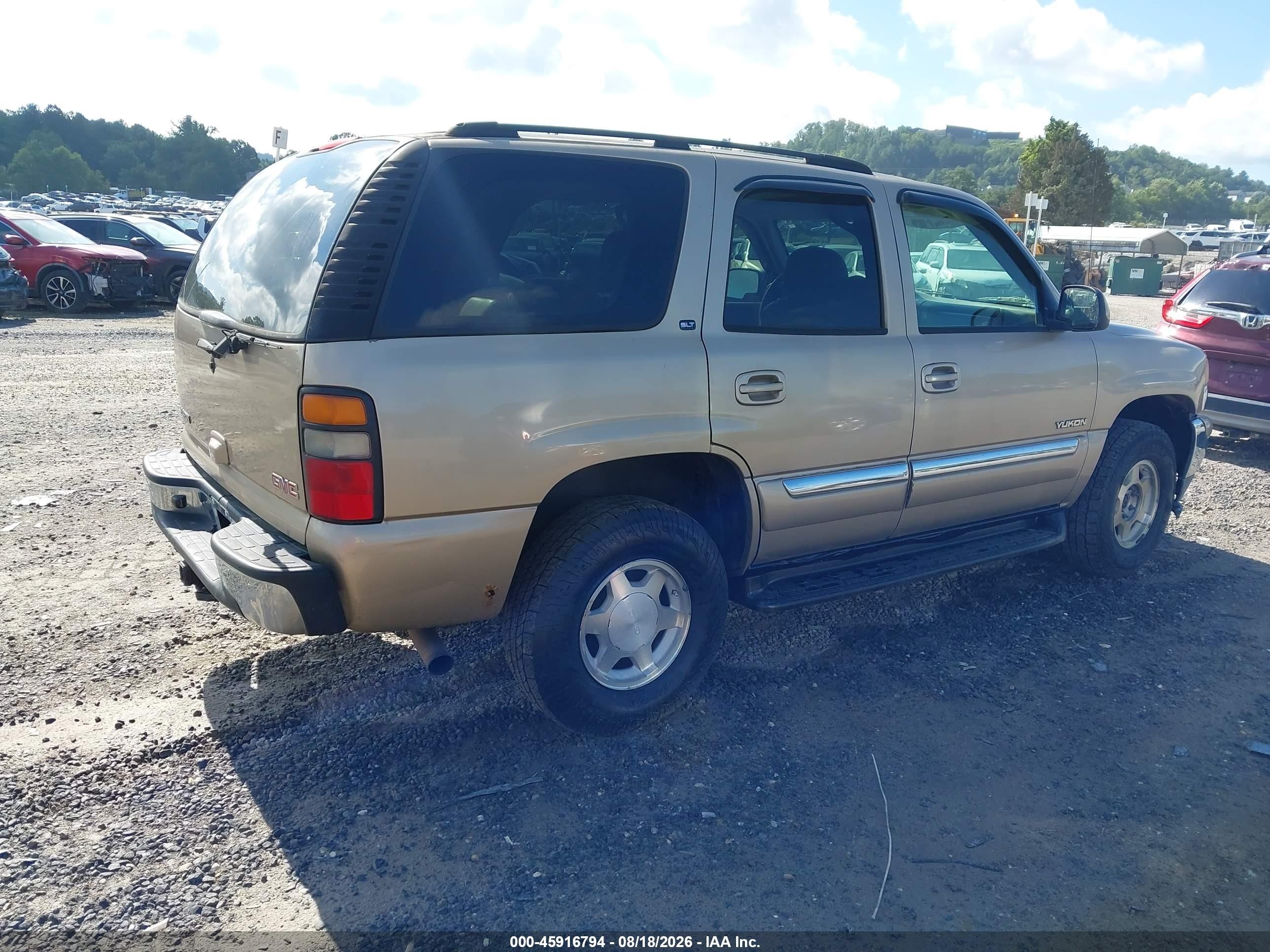 2005 Gmc Yukon Slt Gold vin: 1GKEK13T65R133901