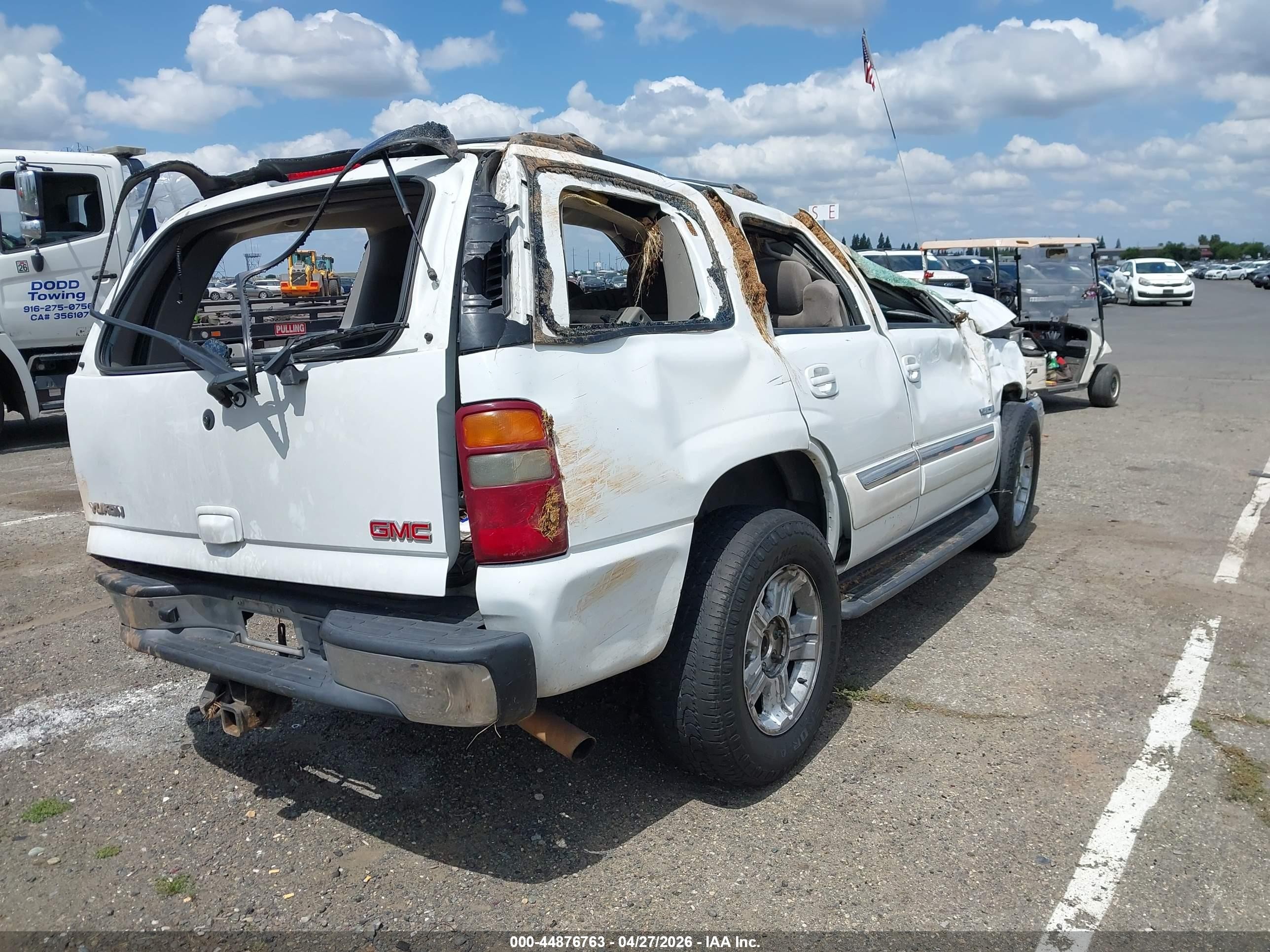 2003 Gmc Yukon Sle White vin: 1GKEK13T73J187946