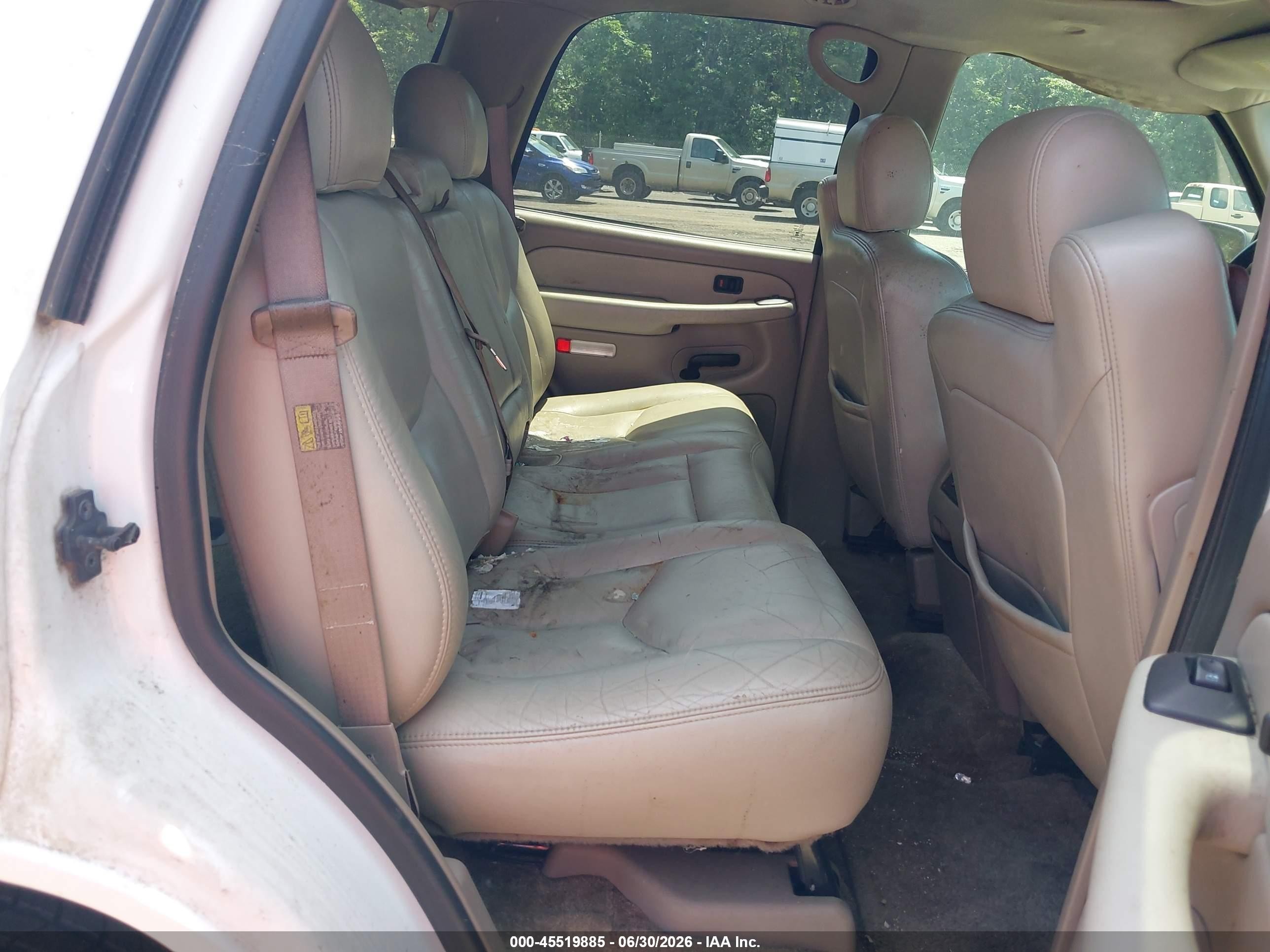 2003 Gmc Yukon Slt White vin: 1GKEK13T73R183462
