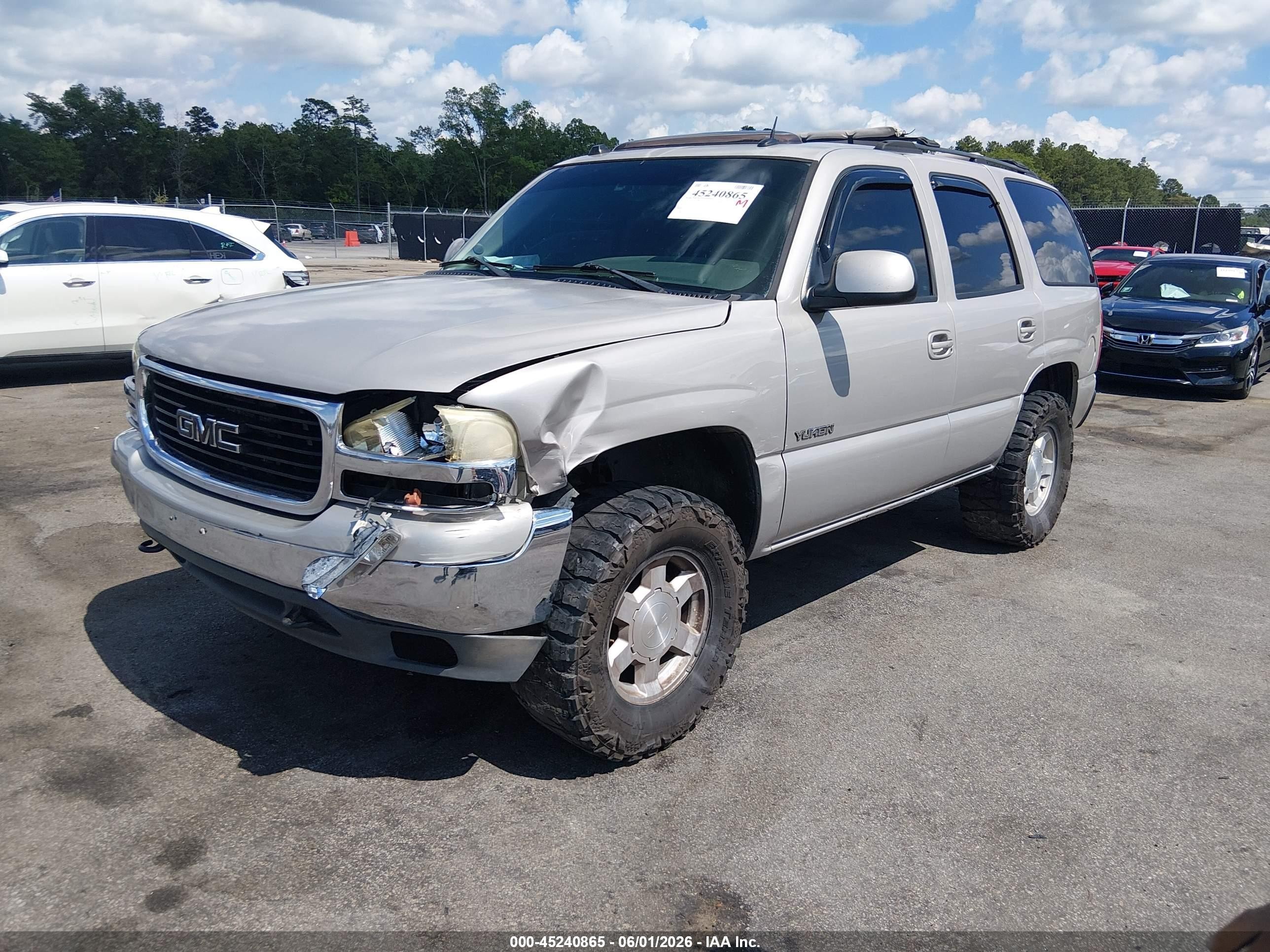 2005 Gmc Yukon Slt Gray vin: 1GKEK13T75J112599