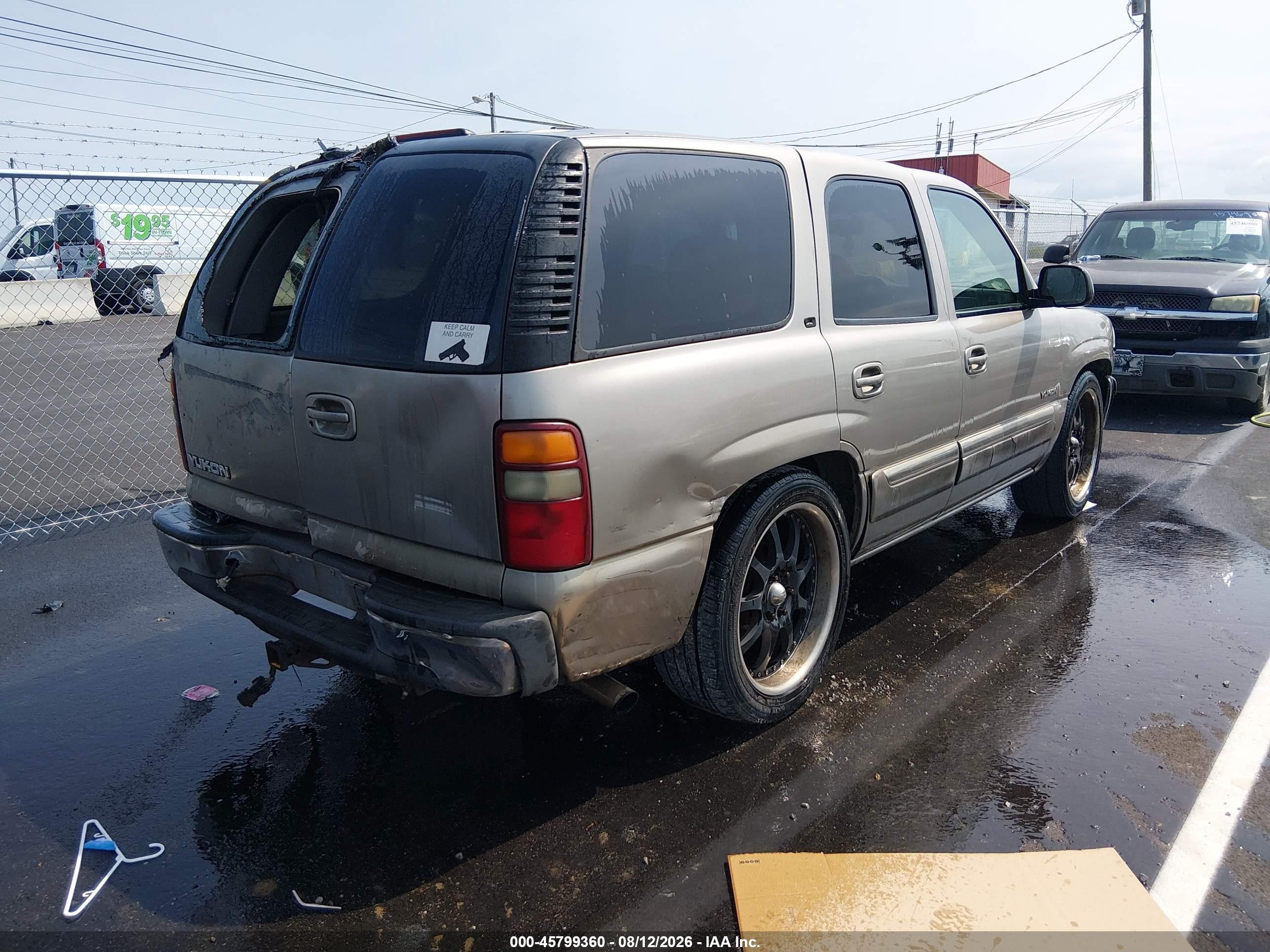 2000 Gmc Yukon Slt Beige vin: 1GKEK13T7YJ112557