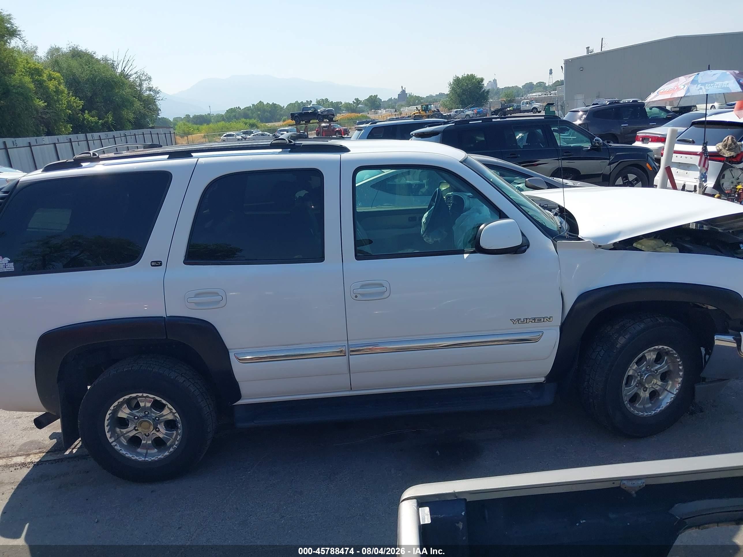 2001 Gmc Yukon Slt White vin: 1GKEK13T81R189834
