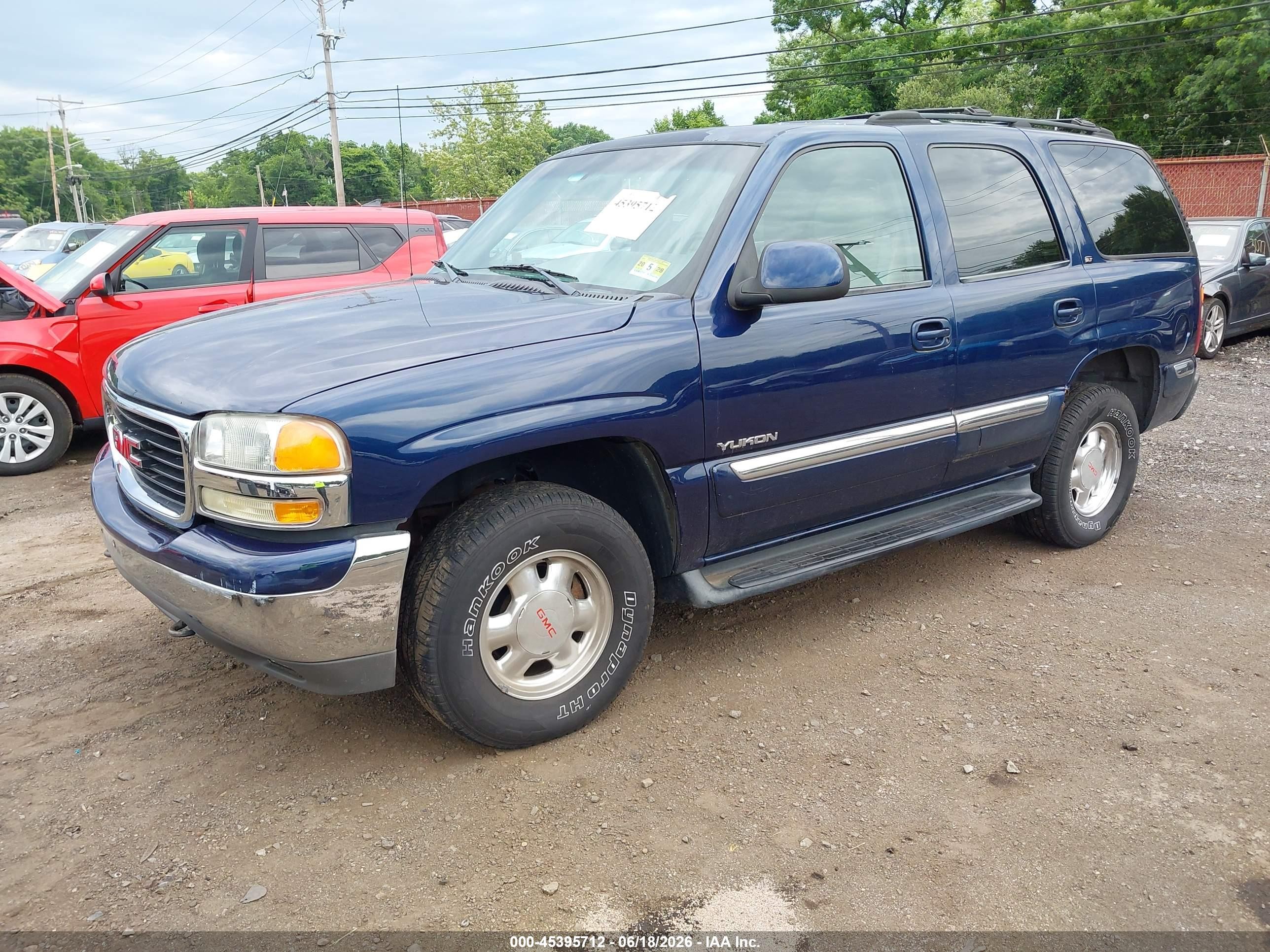 2001 Gmc Yukon Slt Blue vin: 1GKEK13T81R211685