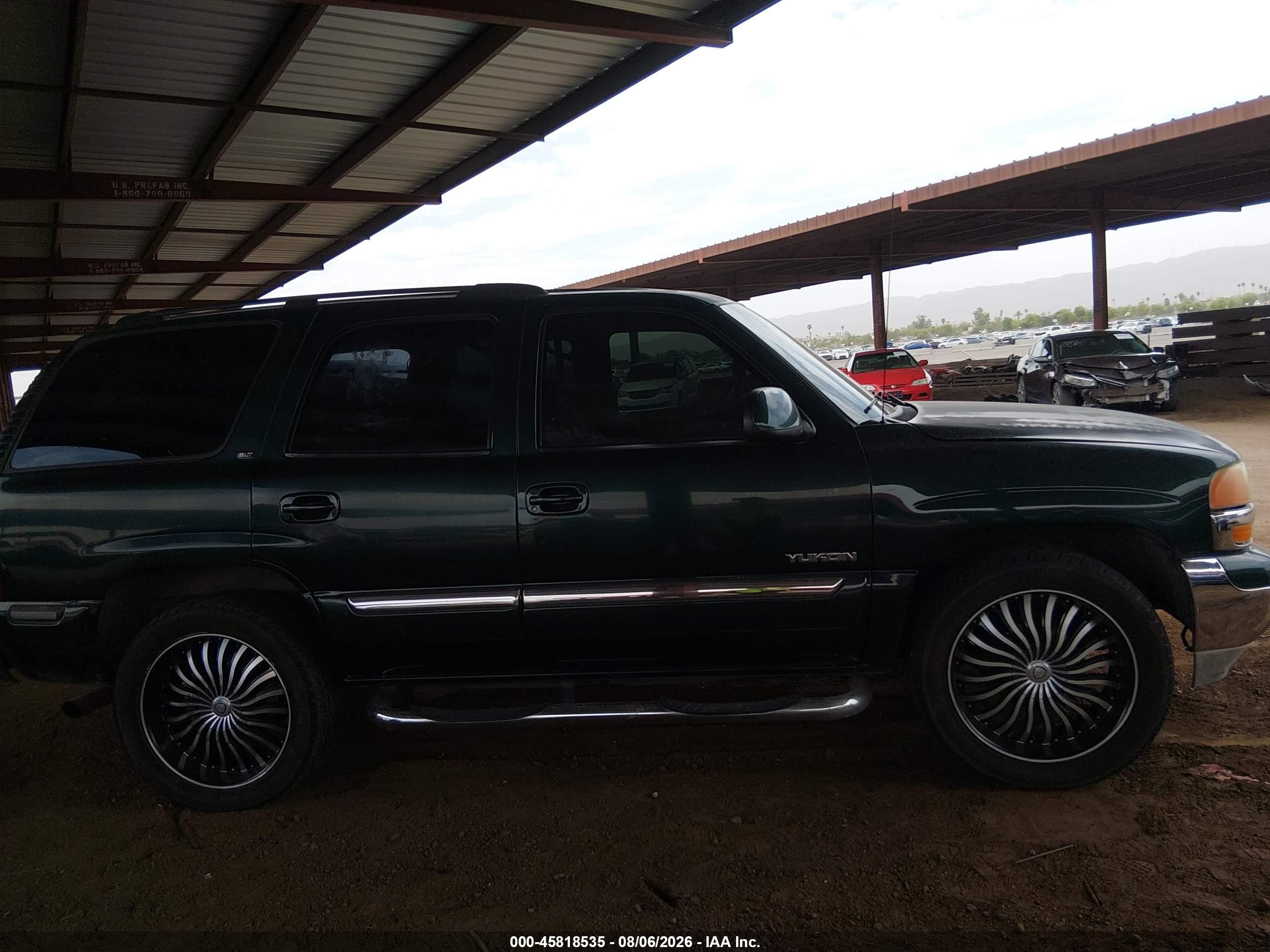 2001 Gmc Yukon Slt Green vin: 1GKEK13T81R212545