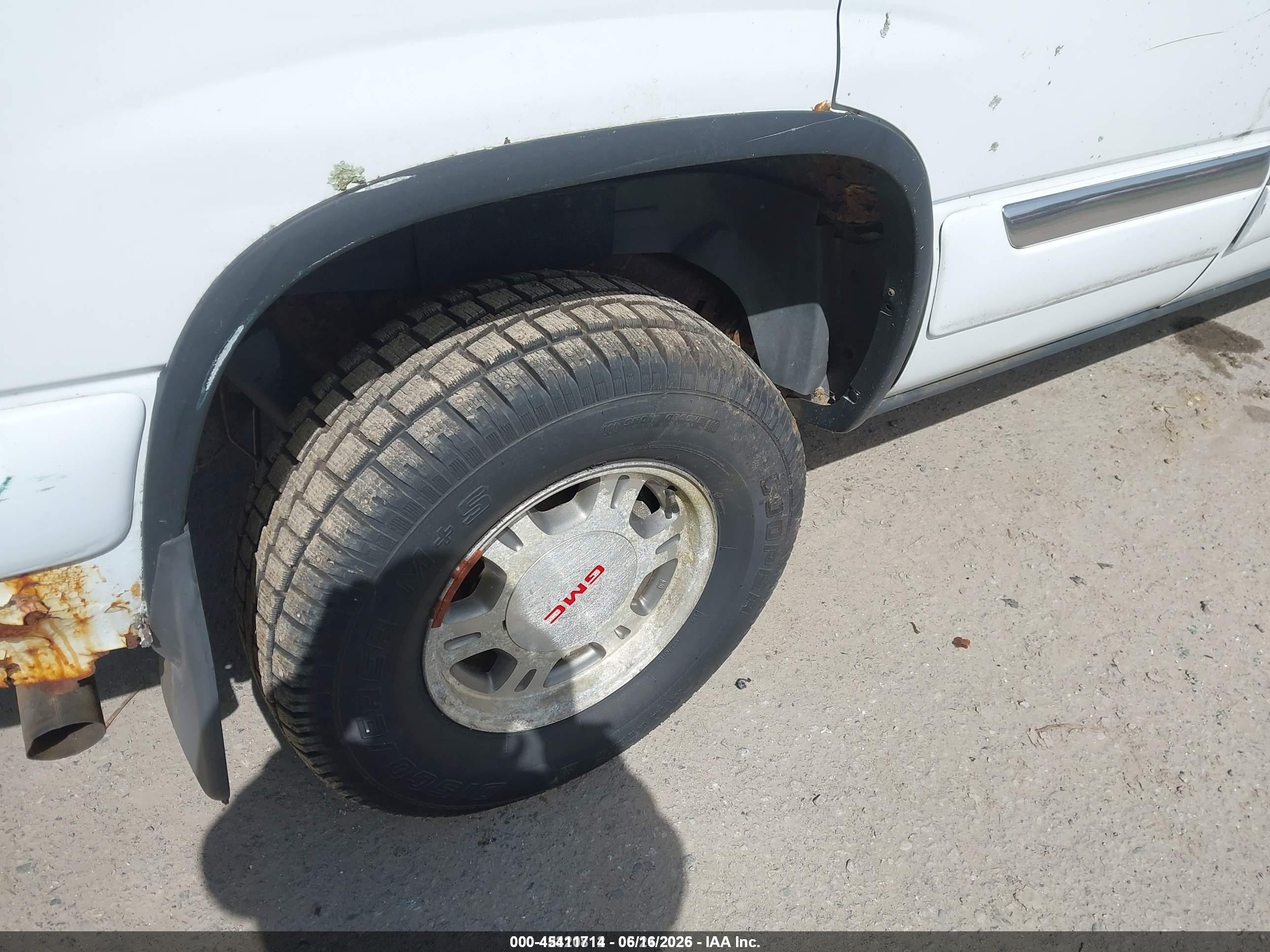 2001 Gmc Yukon Sle White vin: 1GKEK13T91J299192