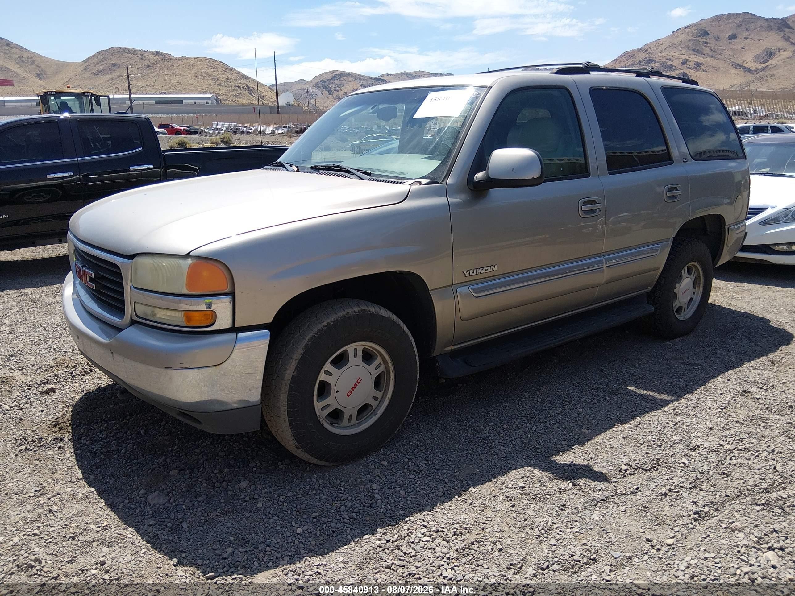 2001 Gmc Yukon Slt Gold vin: 1GKEK13T91R153926