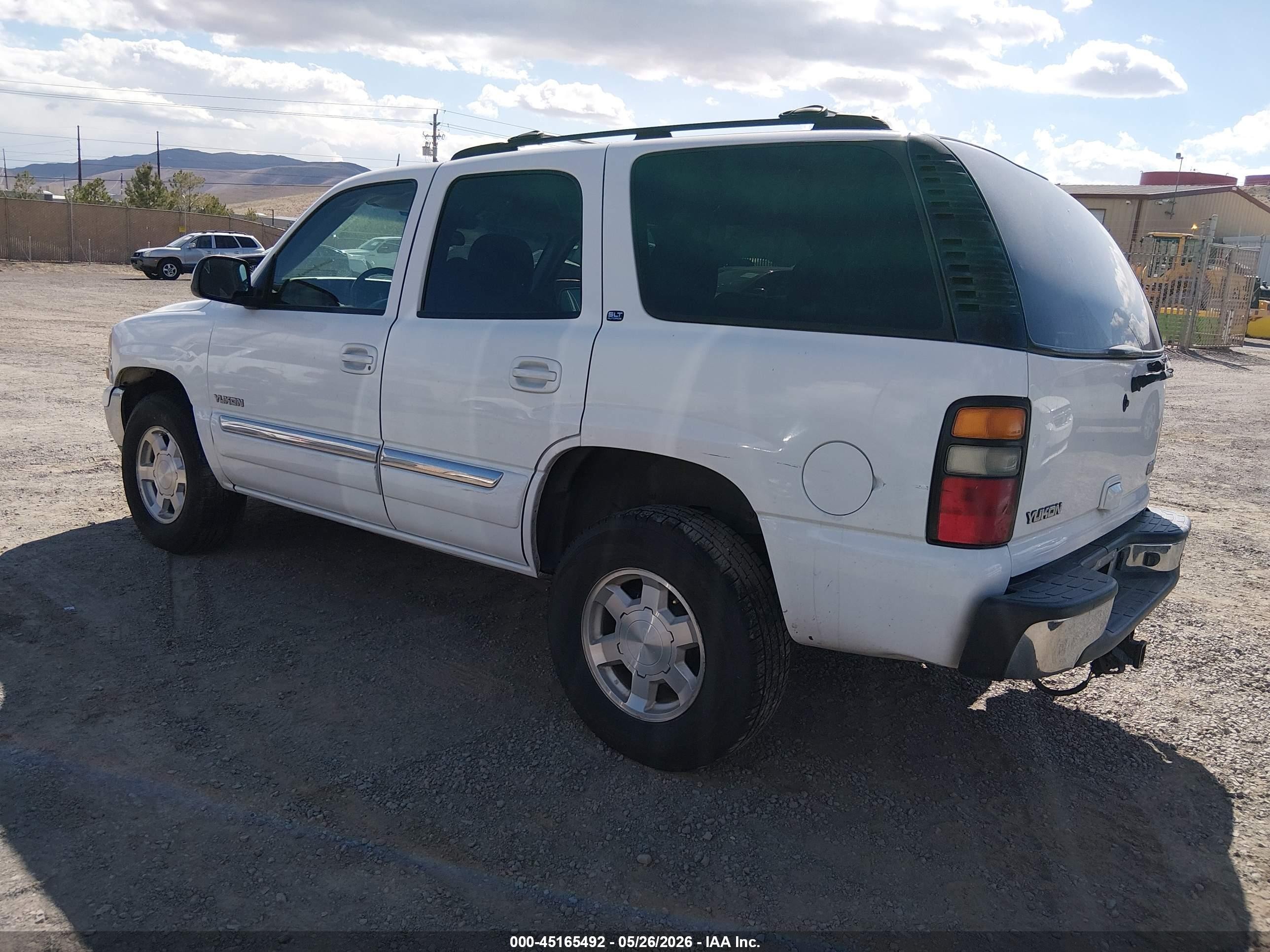 2004 Gmc Yukon Slt White vin: 1GKEK13TX4J320734