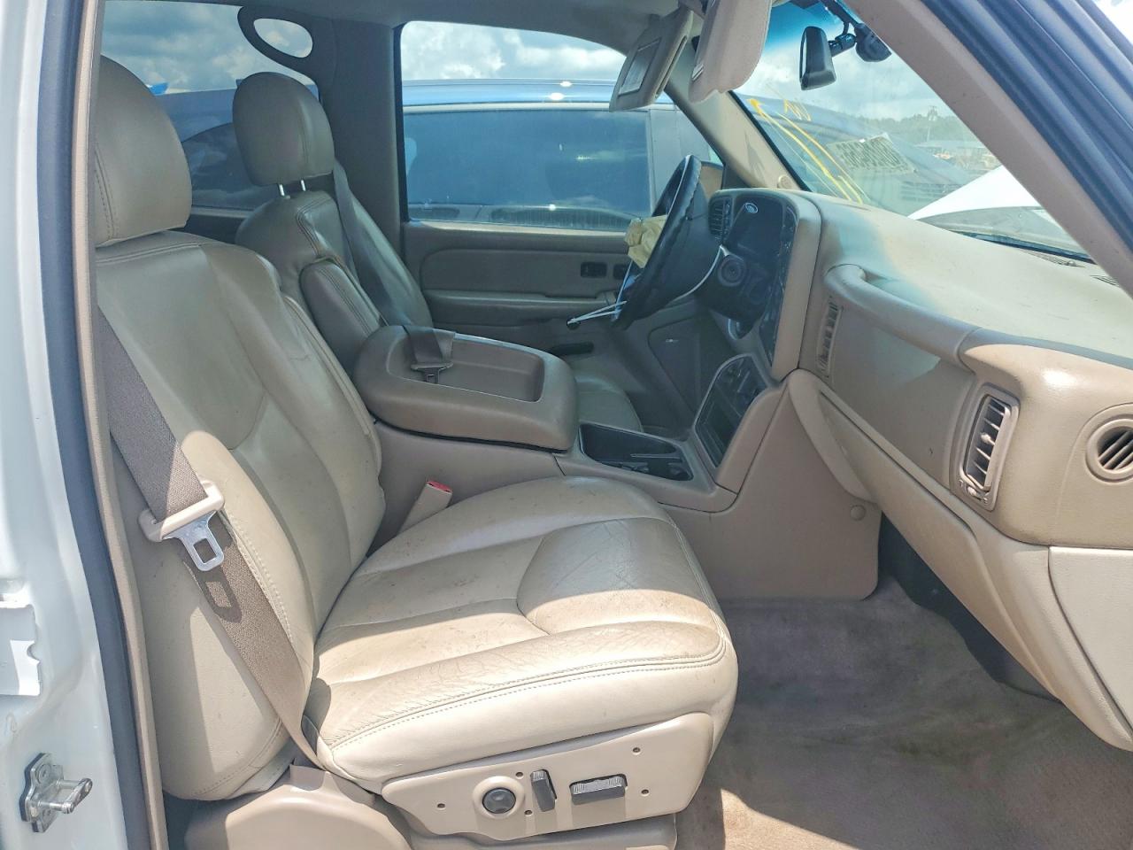 2005 Gmc Yukon White vin: 1GKEK13TX5J201003