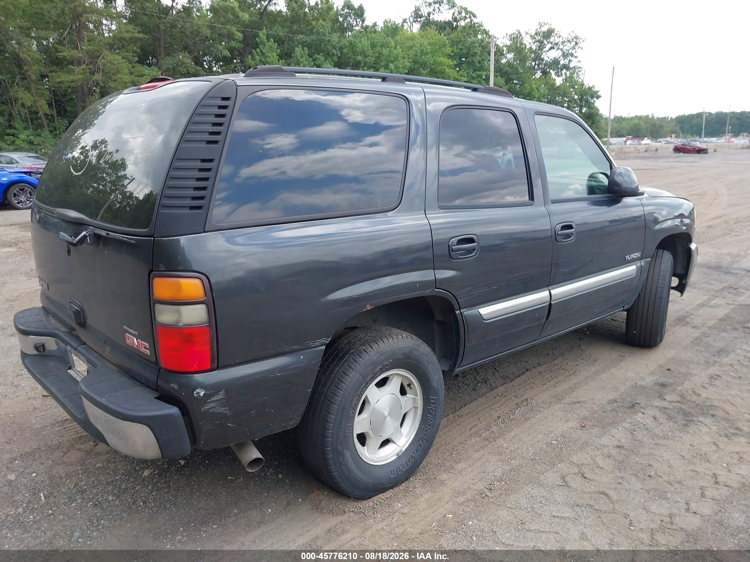 2004 Gmc Yukon Sle Серый vin: 1GKEK13V84J114166