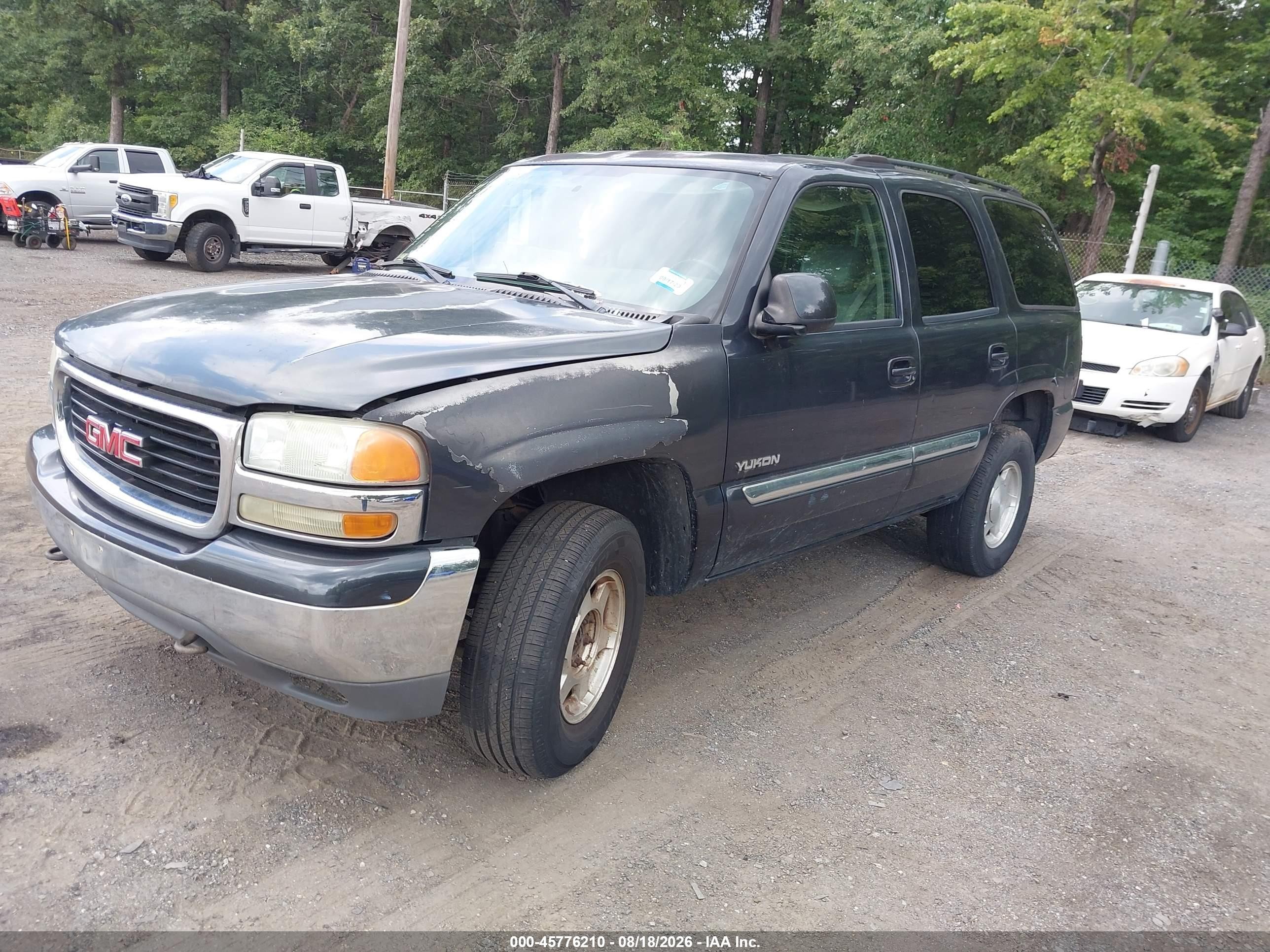 2004 Gmc Yukon Sle Серый vin: 1GKEK13V84J114166
