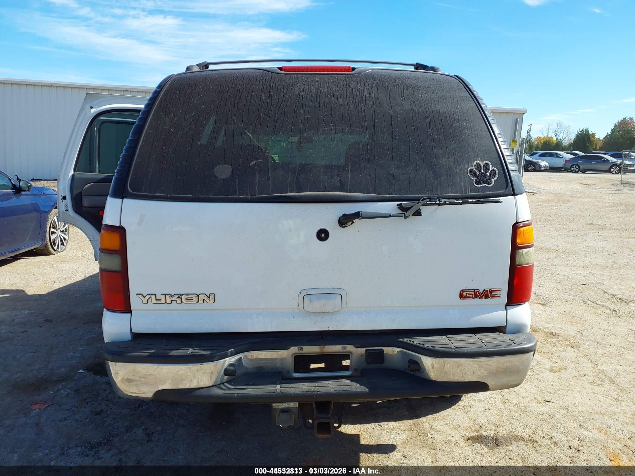 2002 Gmc Yukon Sle White vin: 1GKEK13Z12R214465