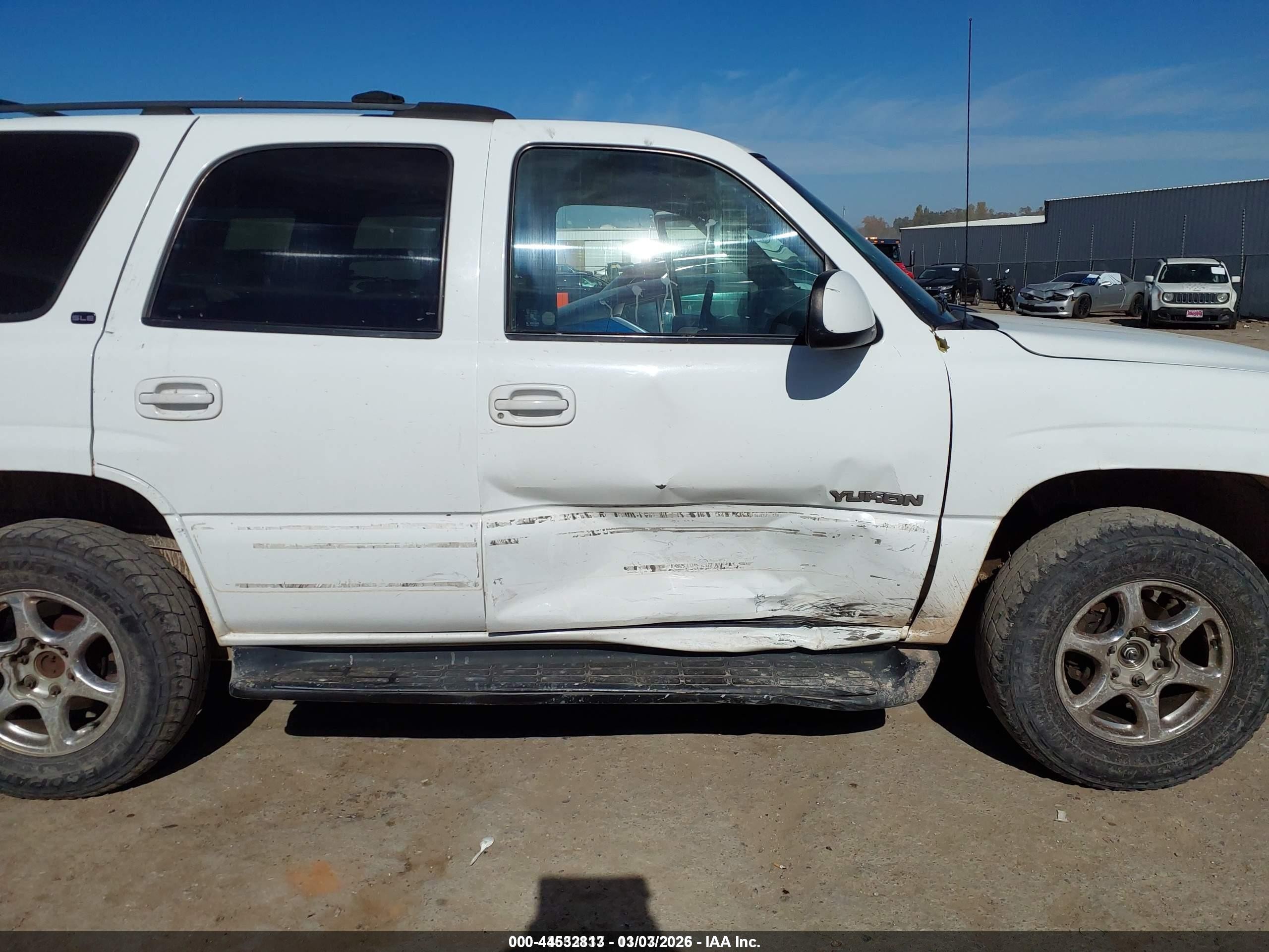 2002 Gmc Yukon Sle White vin: 1GKEK13Z12R214465