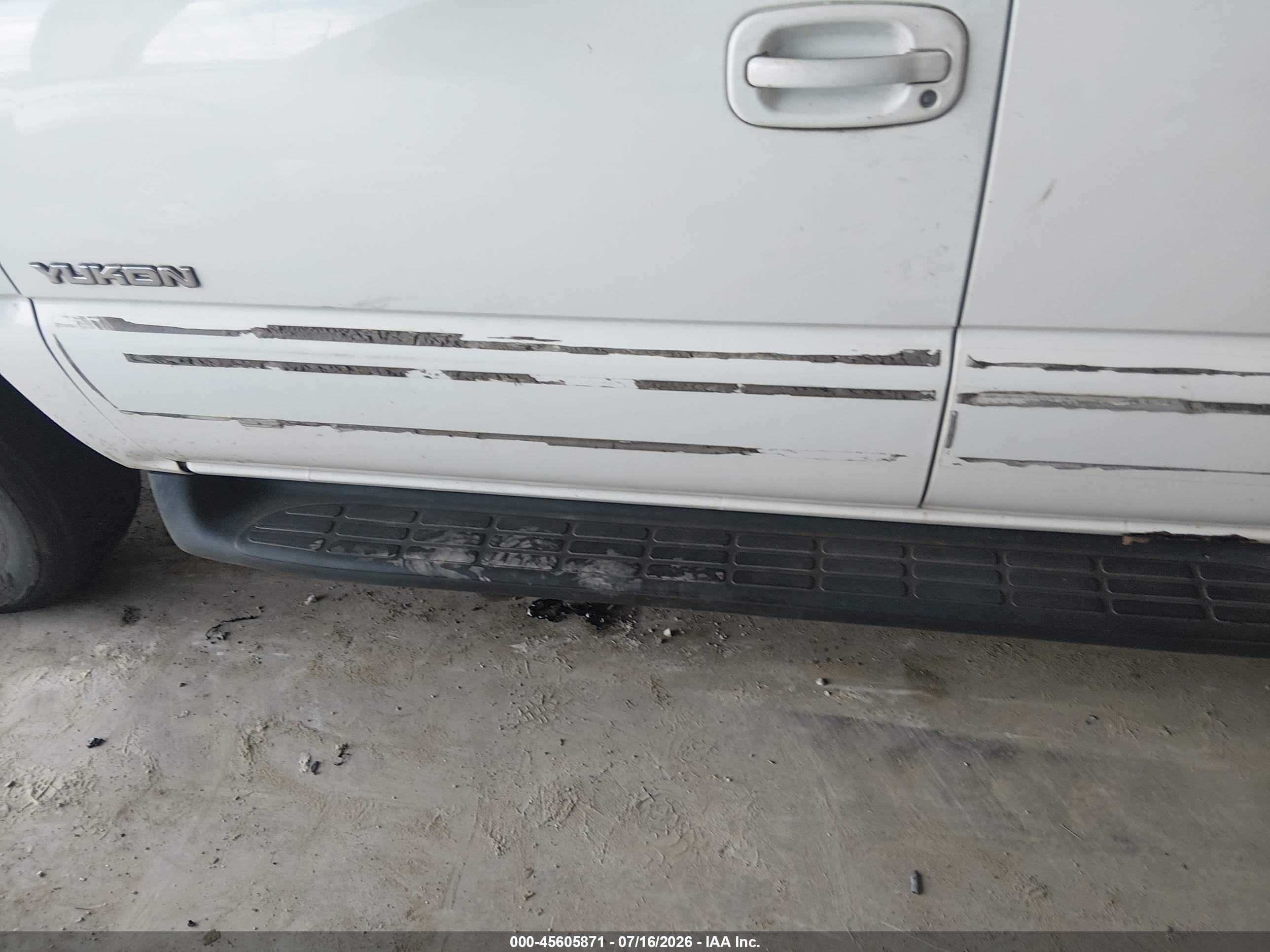 2003 Gmc Yukon Slt White vin: 1GKEK13Z23J163347