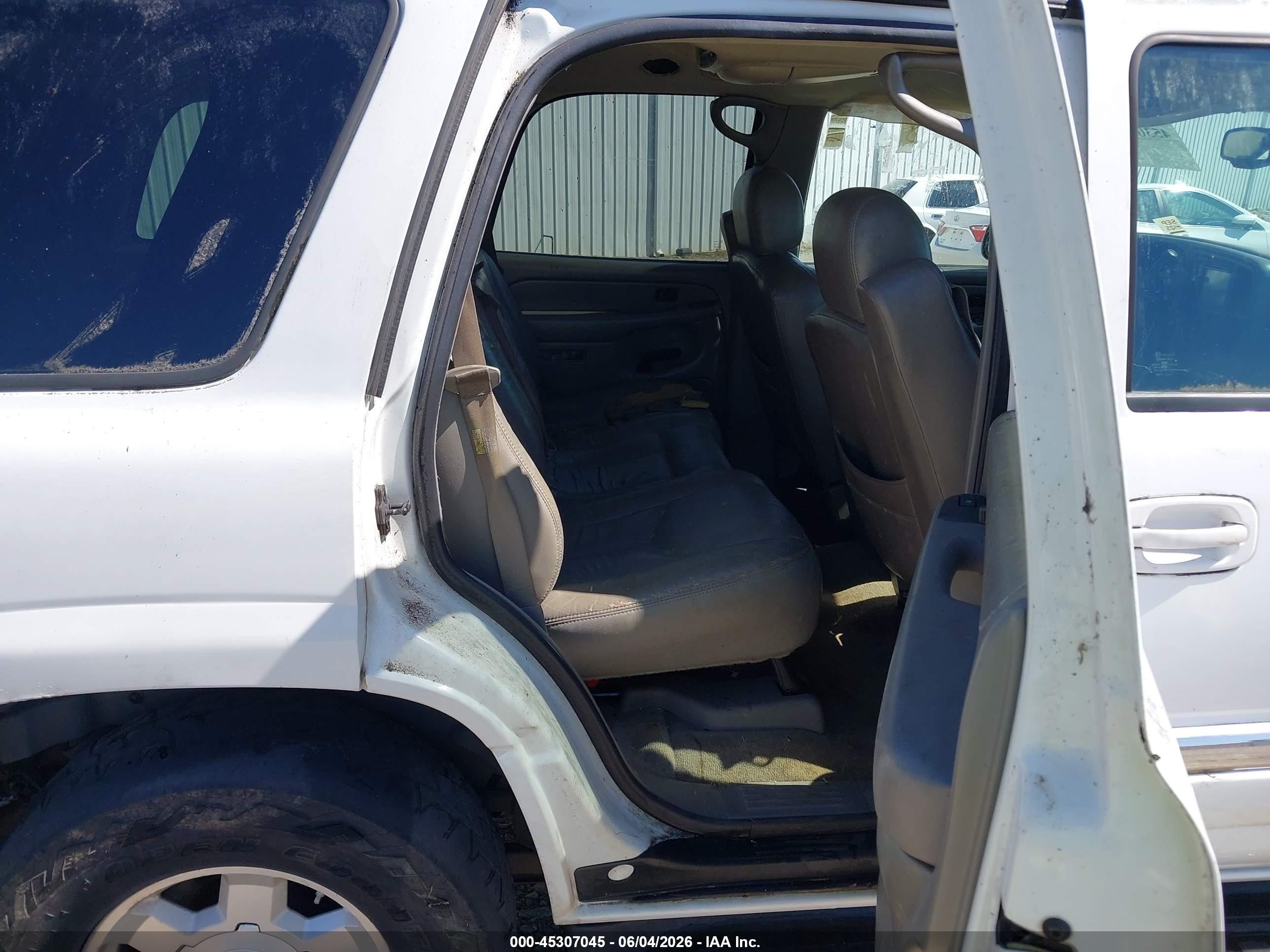 2004 Gmc Yukon Slt White vin: 1GKEK13Z44J103216