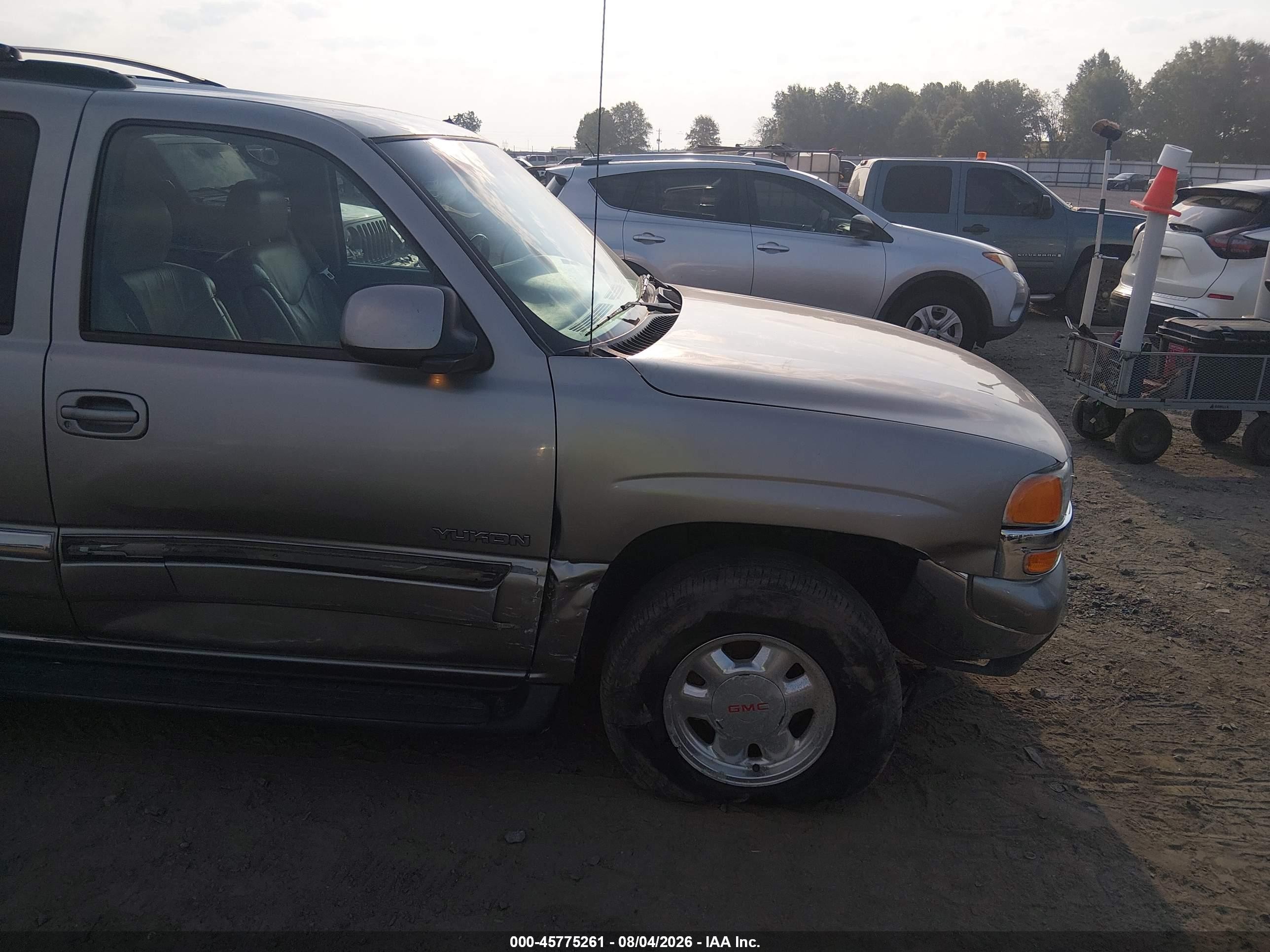 2002 Gmc Yukon Slt Gray vin: 1GKEK13Z72R189104