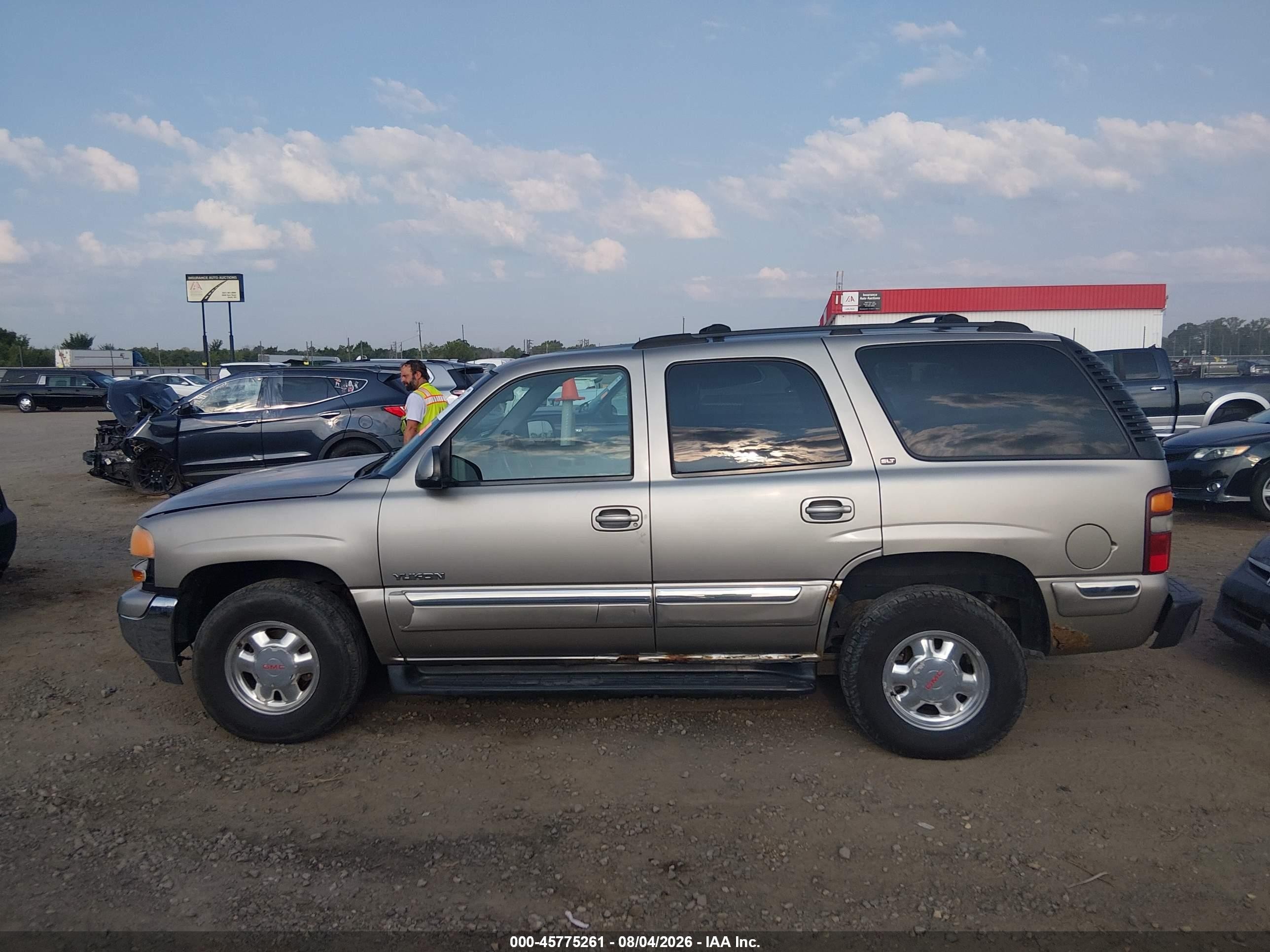 2002 Gmc Yukon Slt Gray vin: 1GKEK13Z72R189104