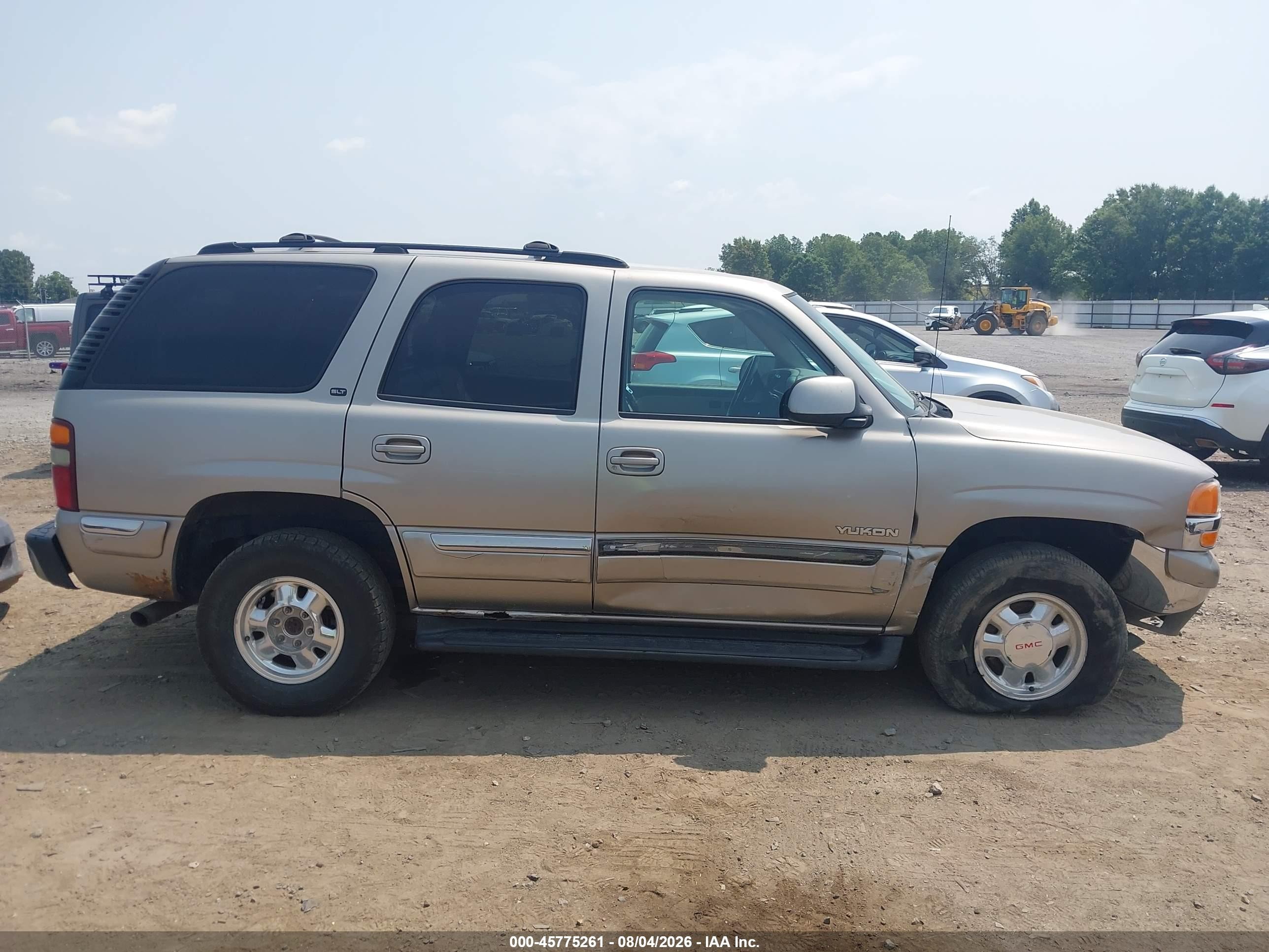 2002 Gmc Yukon Slt Gray vin: 1GKEK13Z72R189104