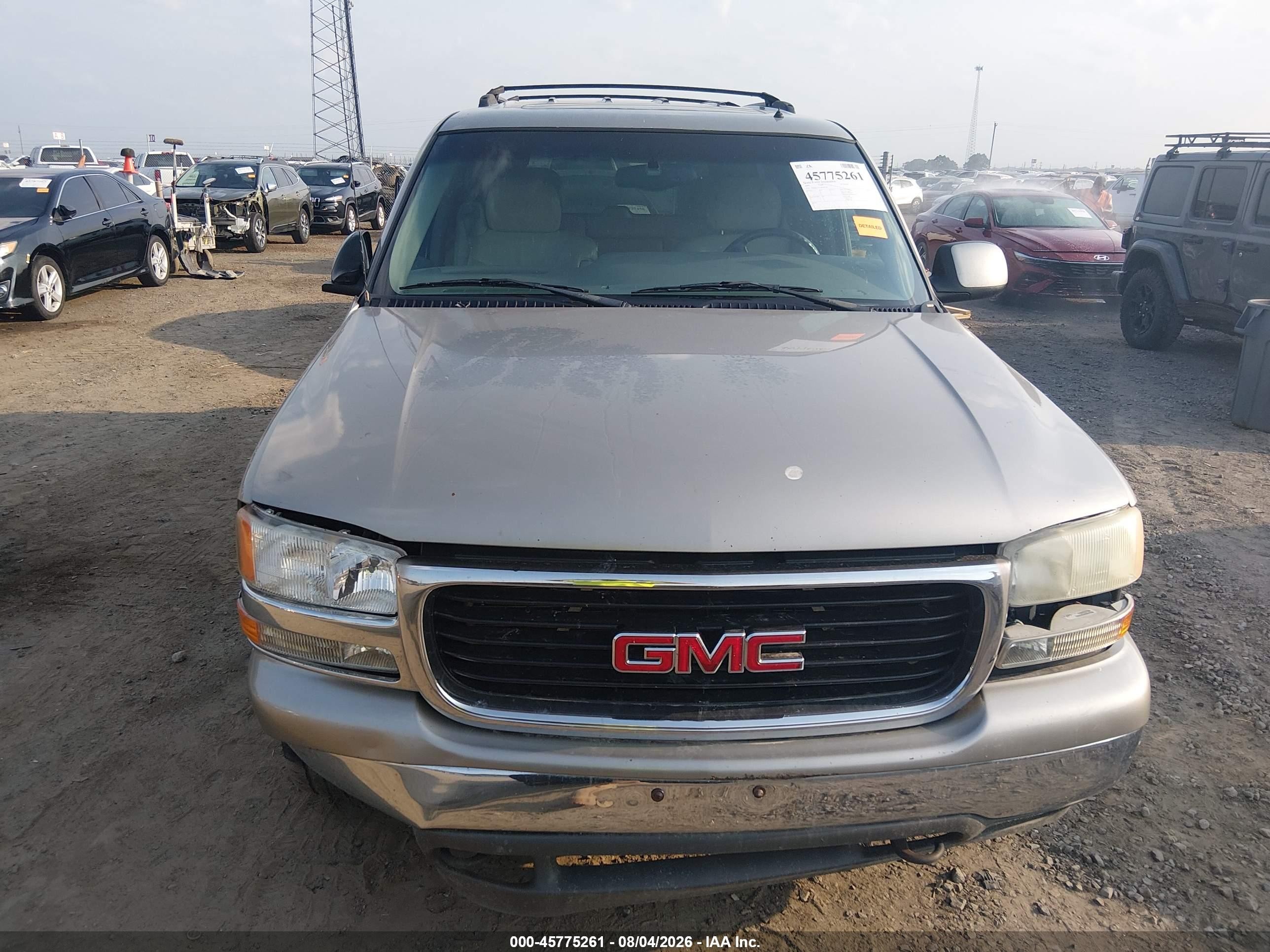2002 Gmc Yukon Slt Gray vin: 1GKEK13Z72R189104