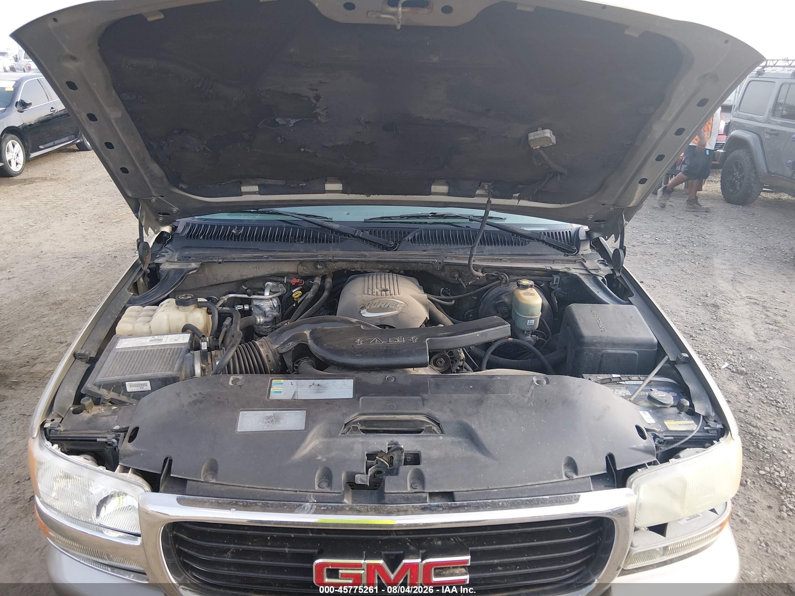 2002 Gmc Yukon Slt Gray vin: 1GKEK13Z72R189104
