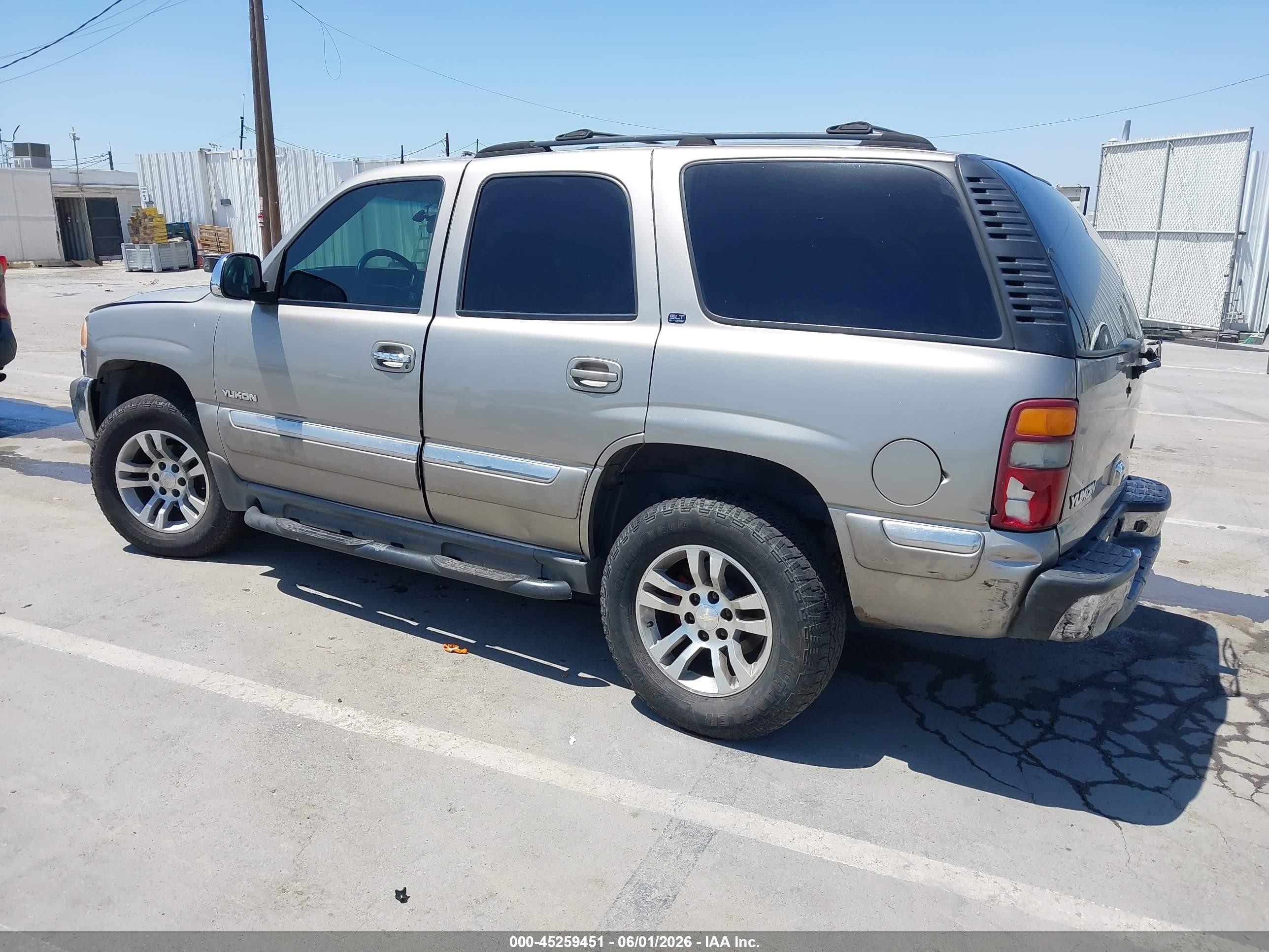 2002 Gmc Yukon Slt Beige vin: 1GKEK13Z82R144656