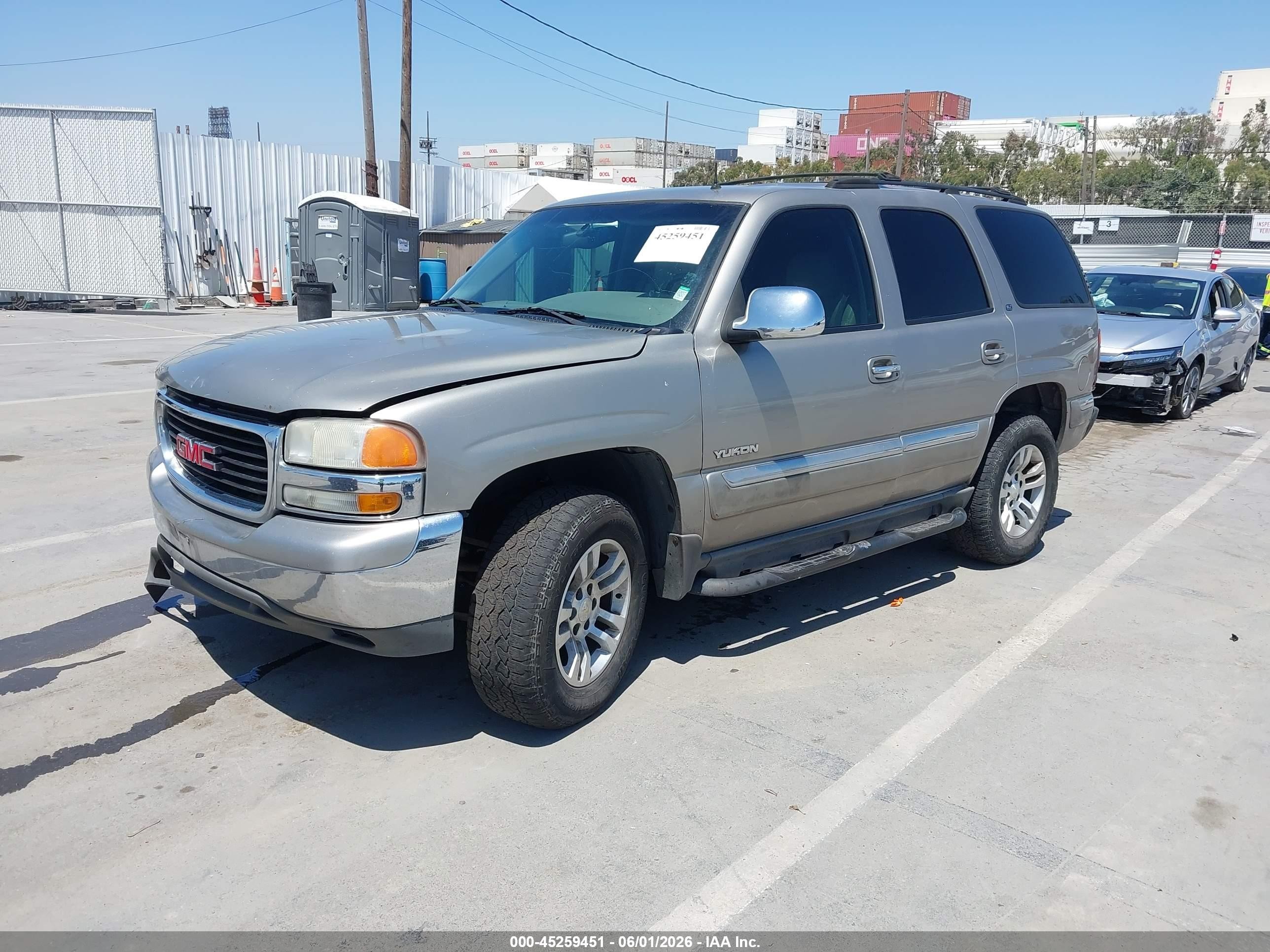 2002 Gmc Yukon Slt Beige vin: 1GKEK13Z82R144656