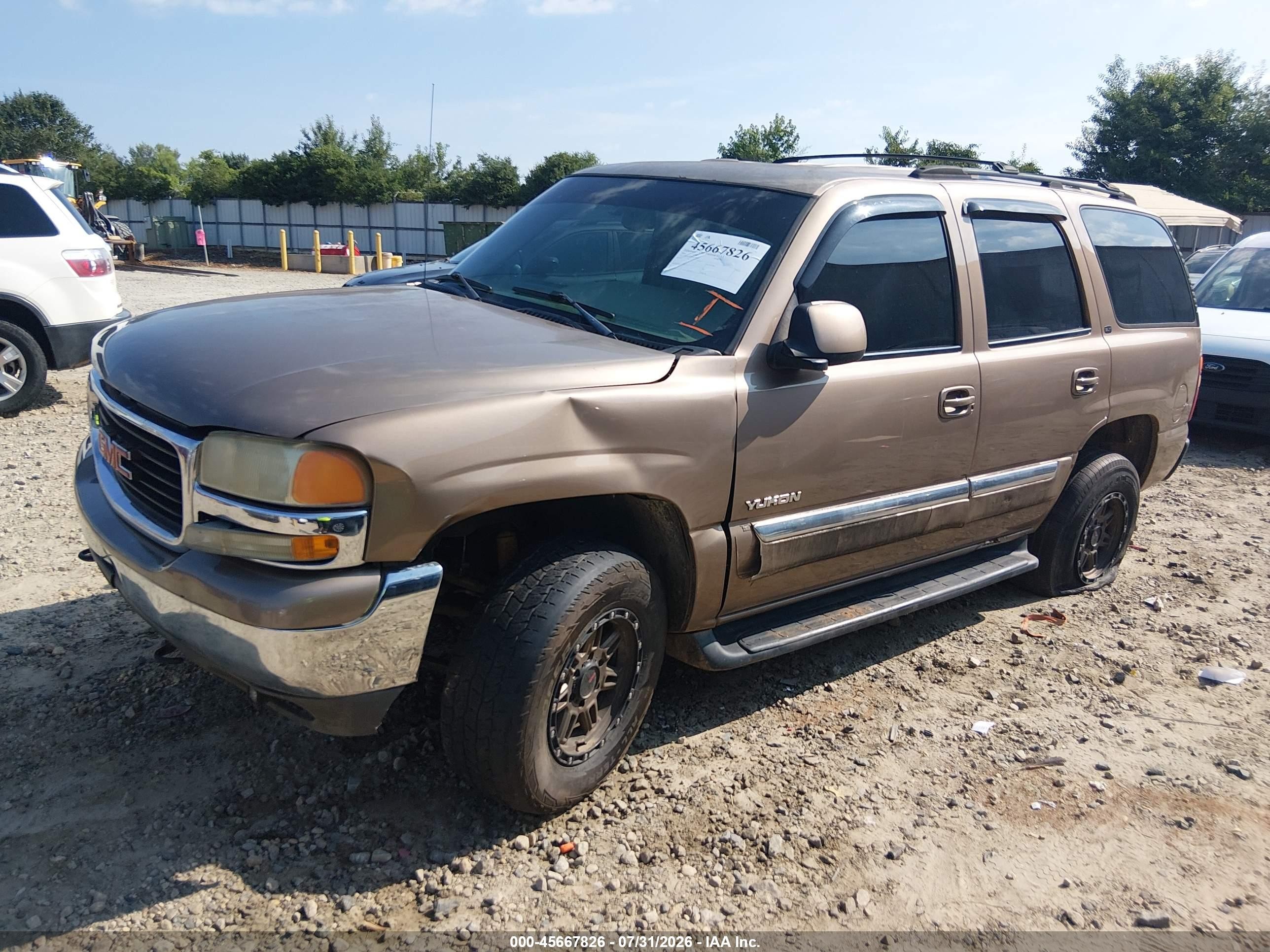 2003 Gmc Yukon Slt Желто-коричневый vin: 1GKEK13Z83R148899
