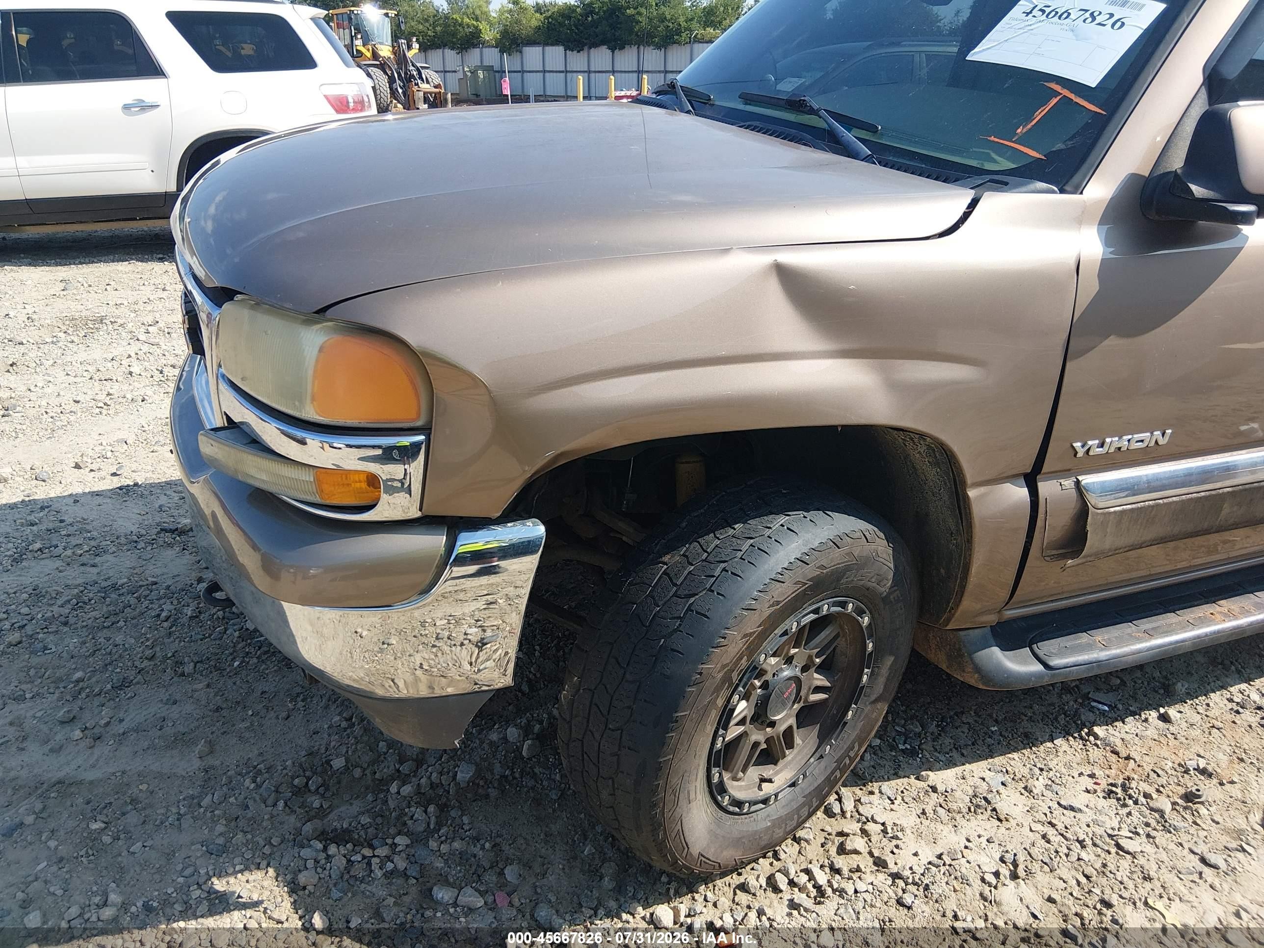 2003 Gmc Yukon Slt Желто-коричневый vin: 1GKEK13Z83R148899