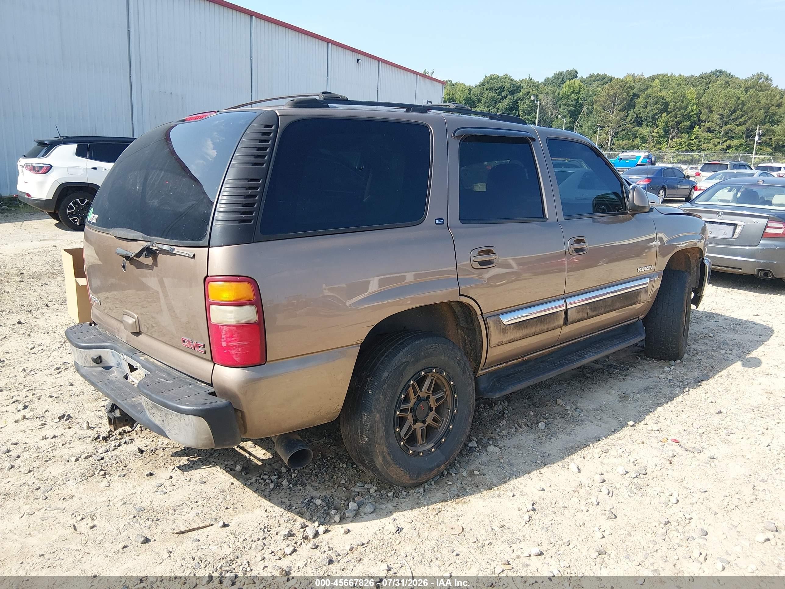 2003 Gmc Yukon Slt Желто-коричневый vin: 1GKEK13Z83R148899