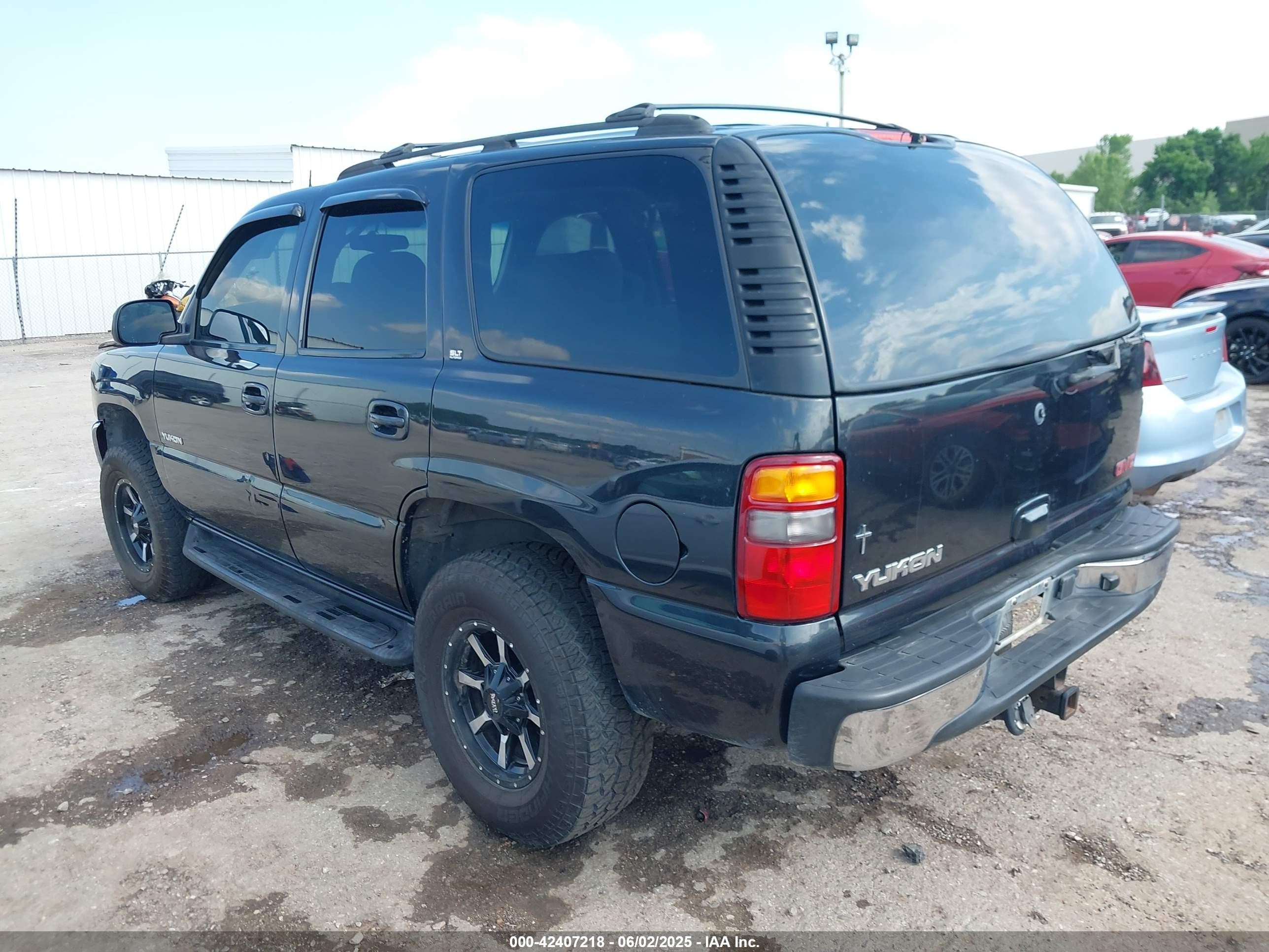 2002 Gmc Yukon Slt Black vin: 1GKEK13Z92R290242