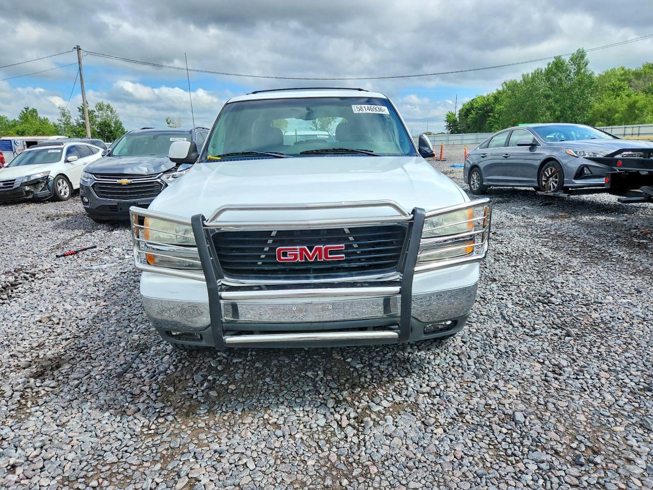 2003 Gmc Yukon White vin: 1GKEK13Z93R183337
