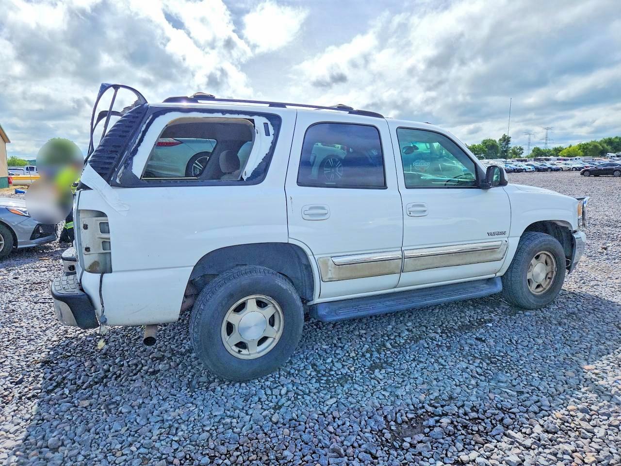 2003 Gmc Yukon White vin: 1GKEK13Z93R183337