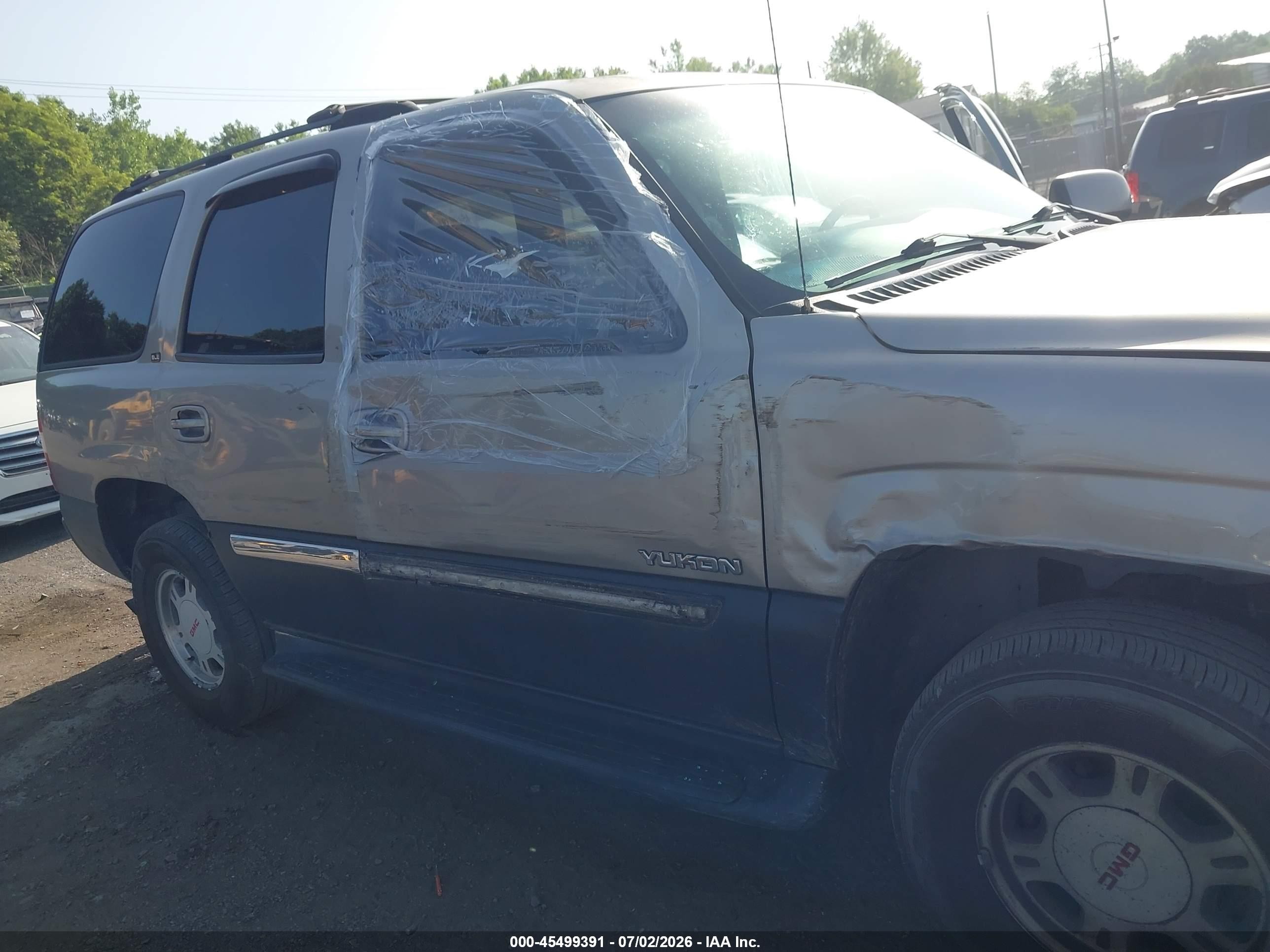 2002 Gmc Yukon Sle Brown vin: 1GKEK13ZX2J317656