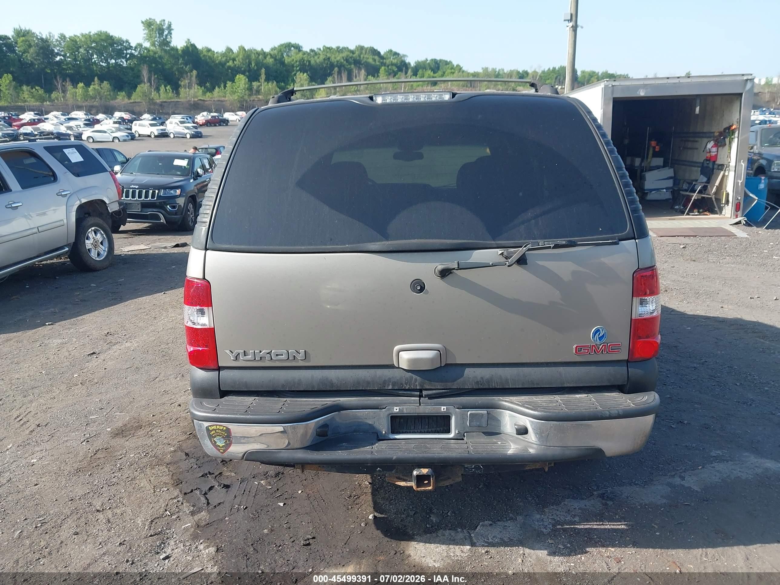 2002 Gmc Yukon Sle Brown vin: 1GKEK13ZX2J317656