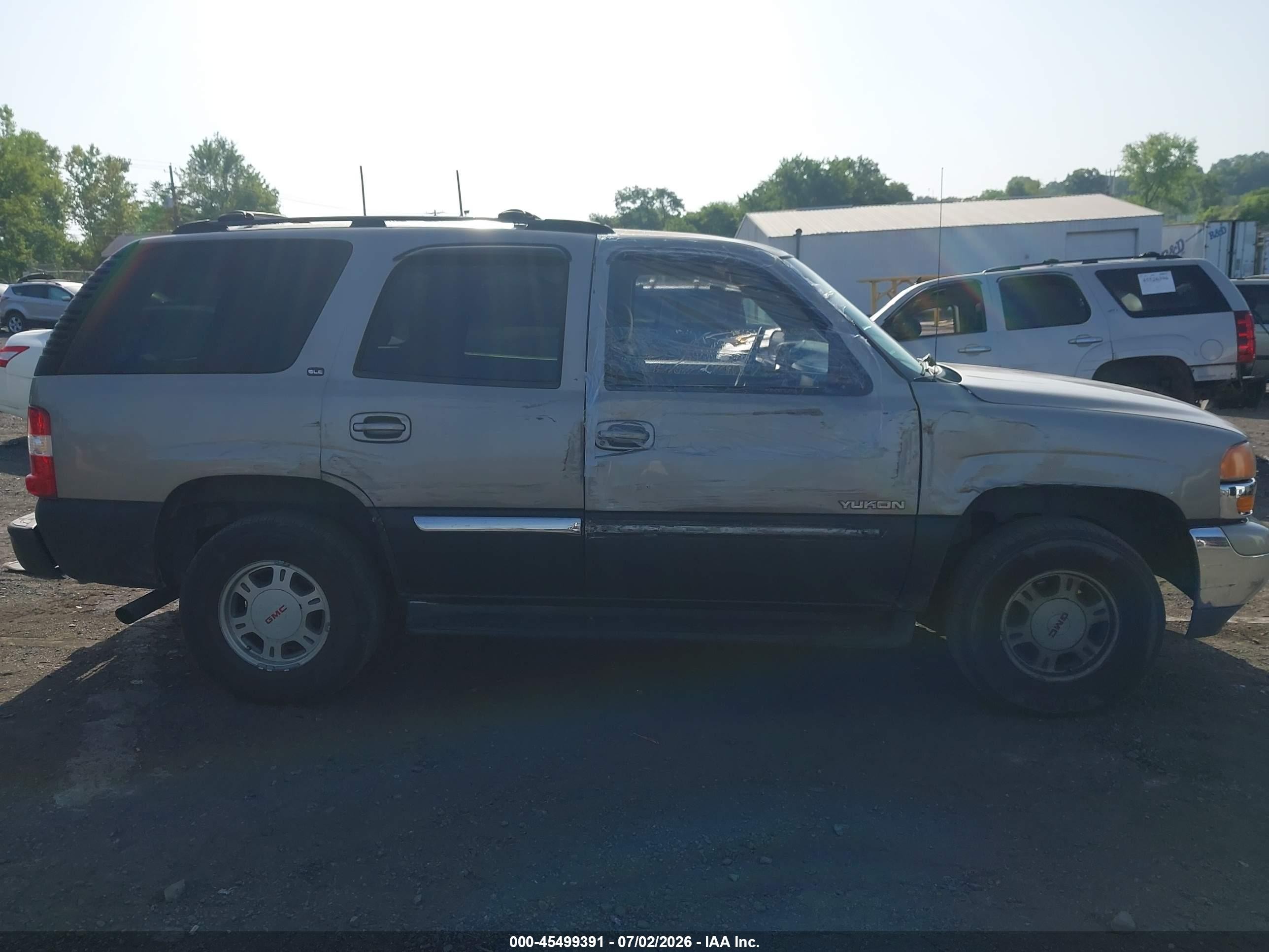 2002 Gmc Yukon Sle Brown vin: 1GKEK13ZX2J317656