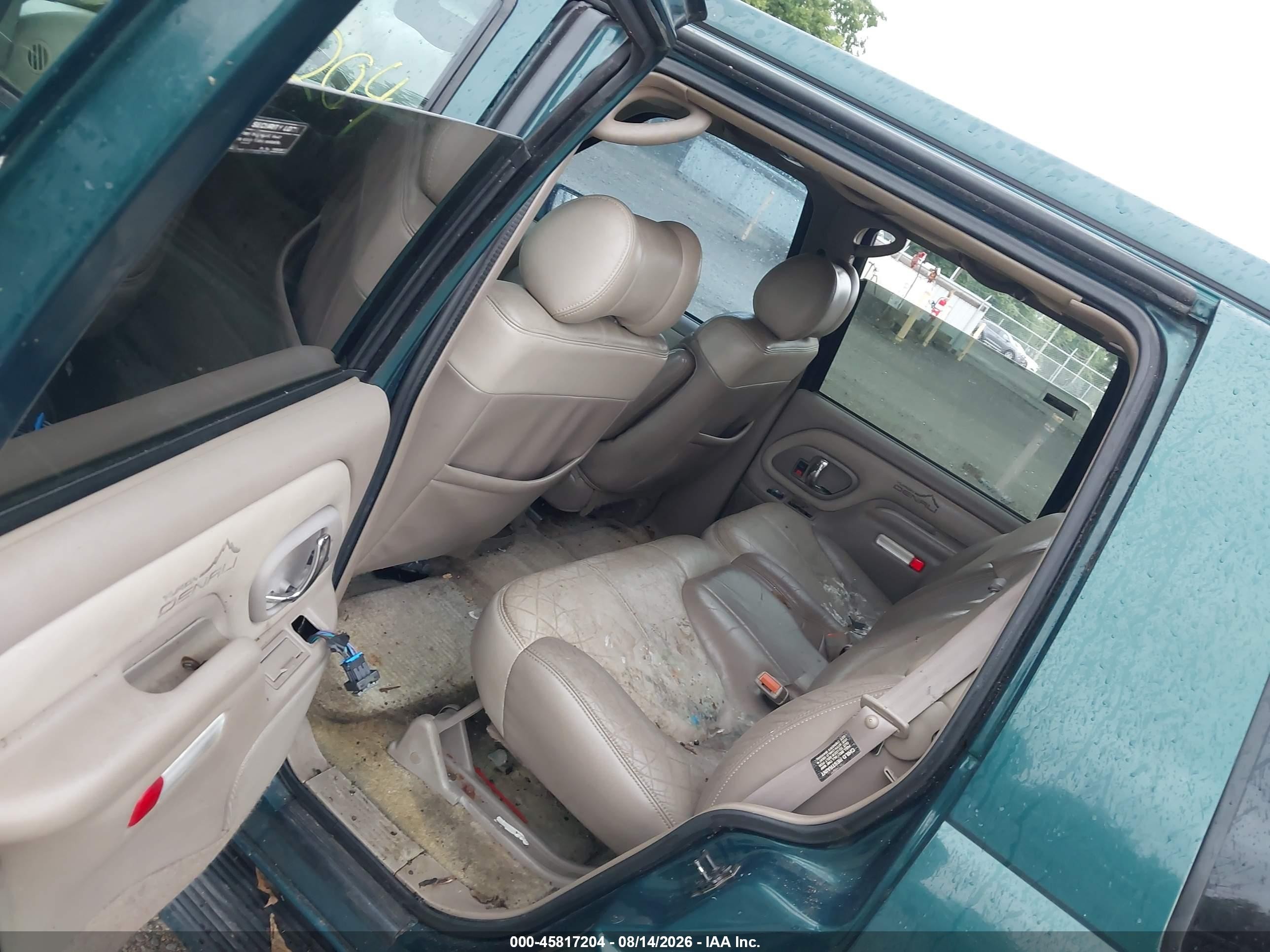 2000 Gmc Yukon Denali   Green vin: 1GKEK63R1YR174359