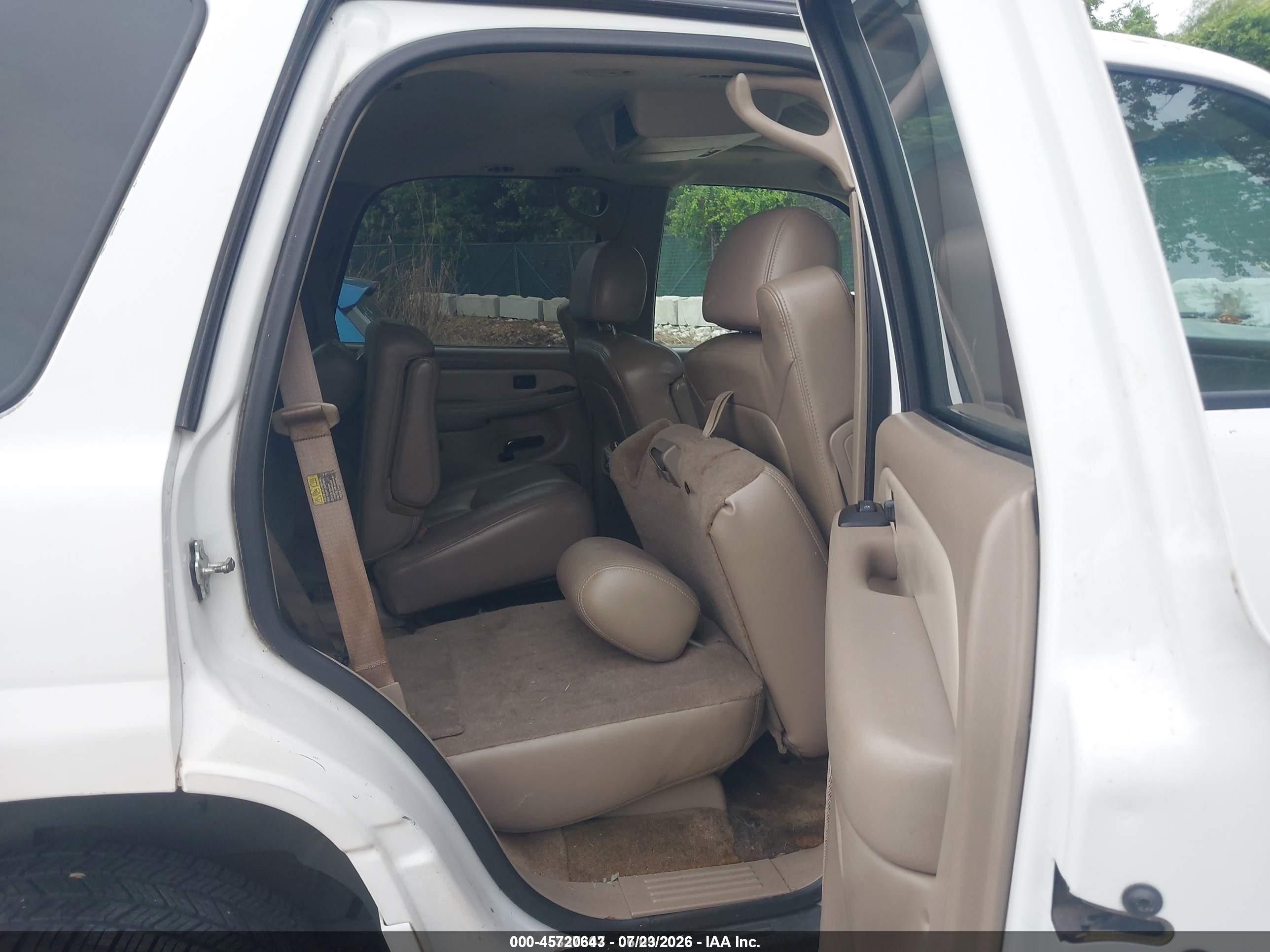 2004 Gmc Yukon Denali White vin: 1GKEK63U04J240767