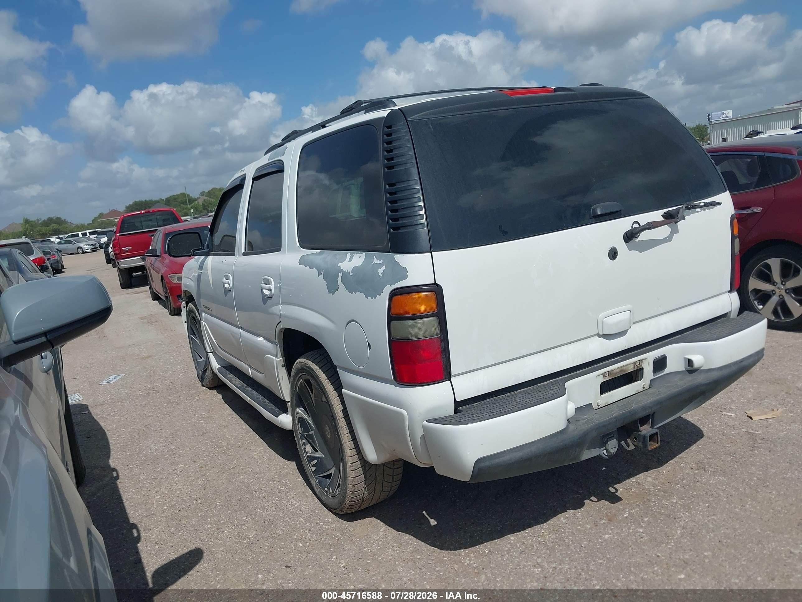 2006 Gmc Yukon Denali White vin: 1GKEK63U06J120535