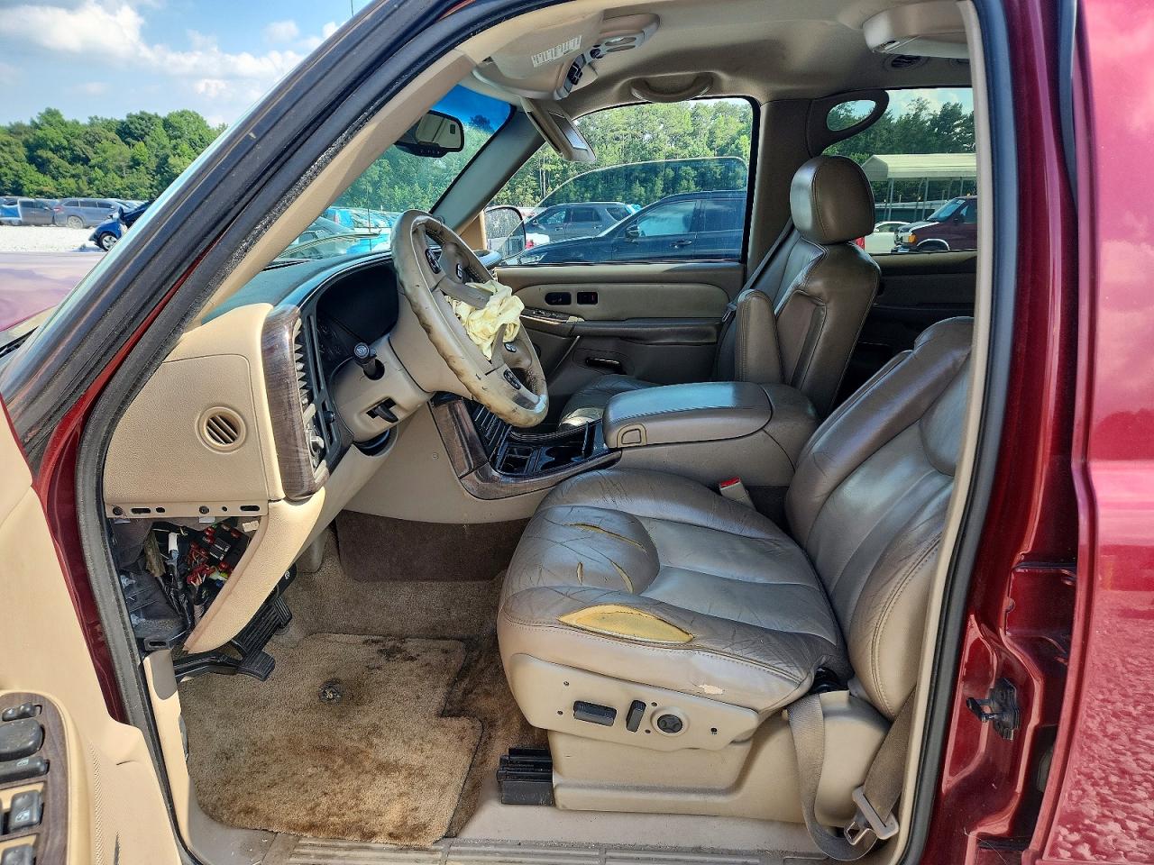 2003 Gmc Yukon Denali Burgundy vin: 1GKEK63U13J246236