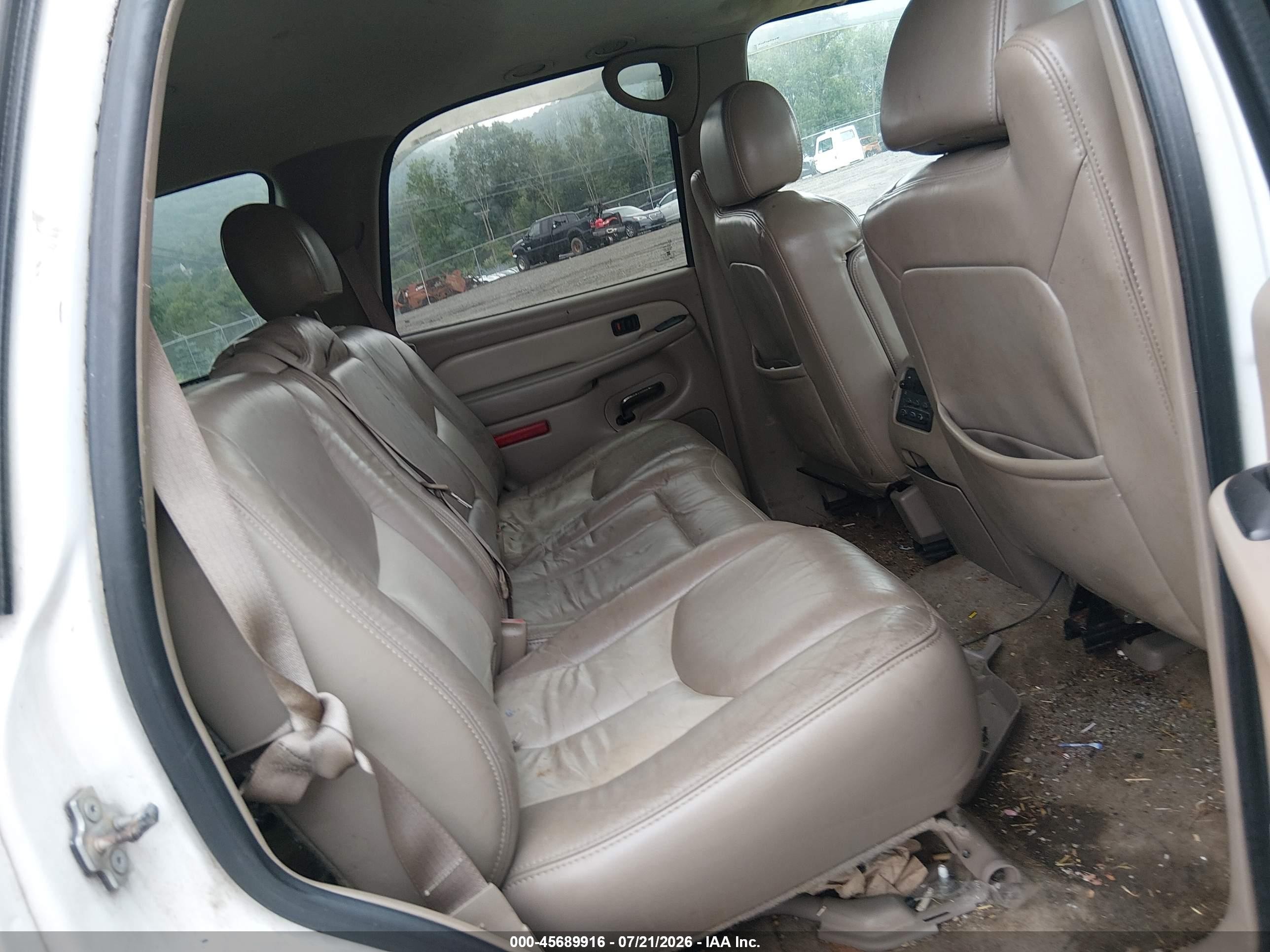 2004 Gmc Yukon Denali White vin: 1GKEK63U14J223136