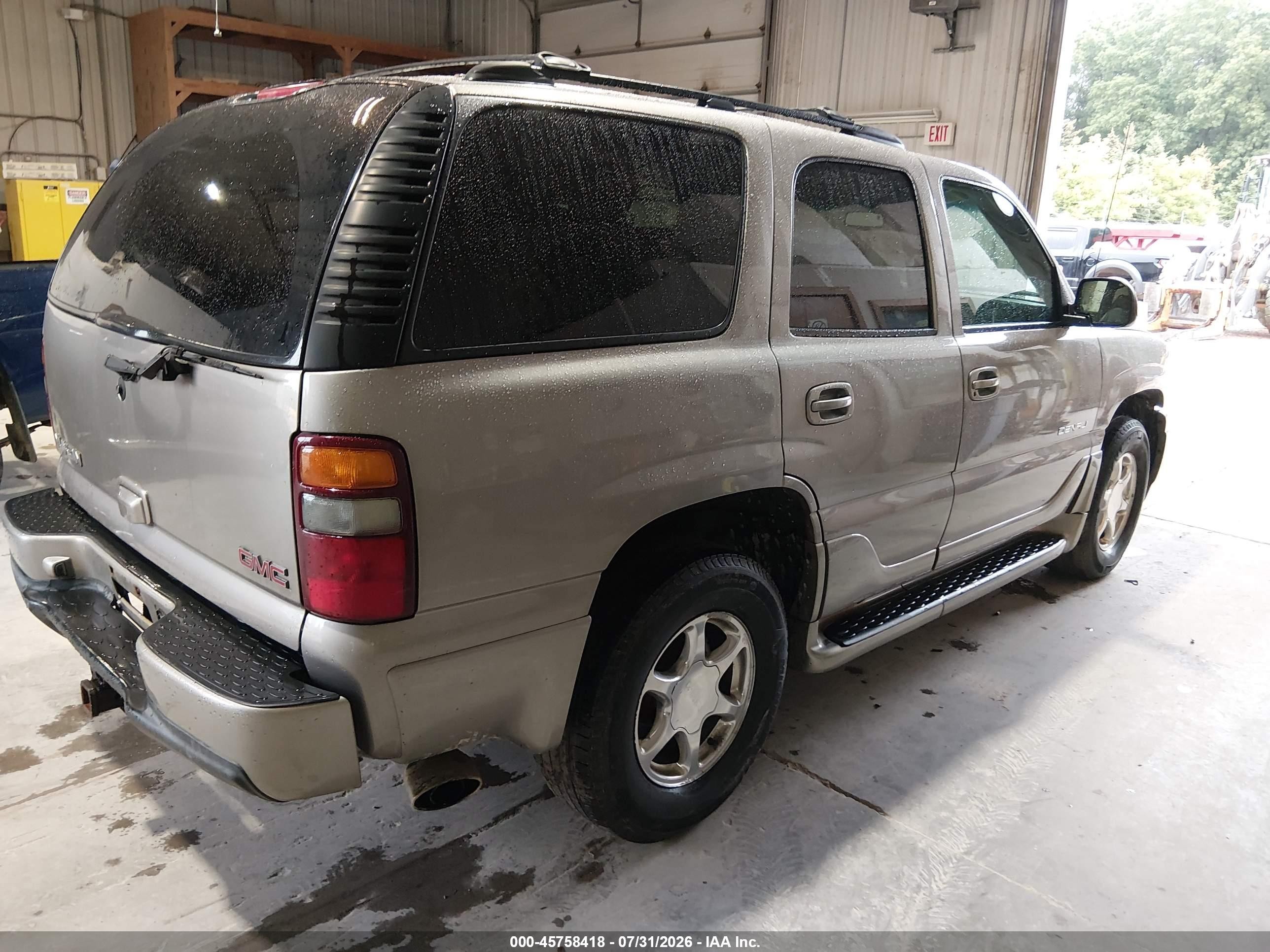 2001 Gmc Yukon Denali Champagne vin: 1GKEK63U41J246549