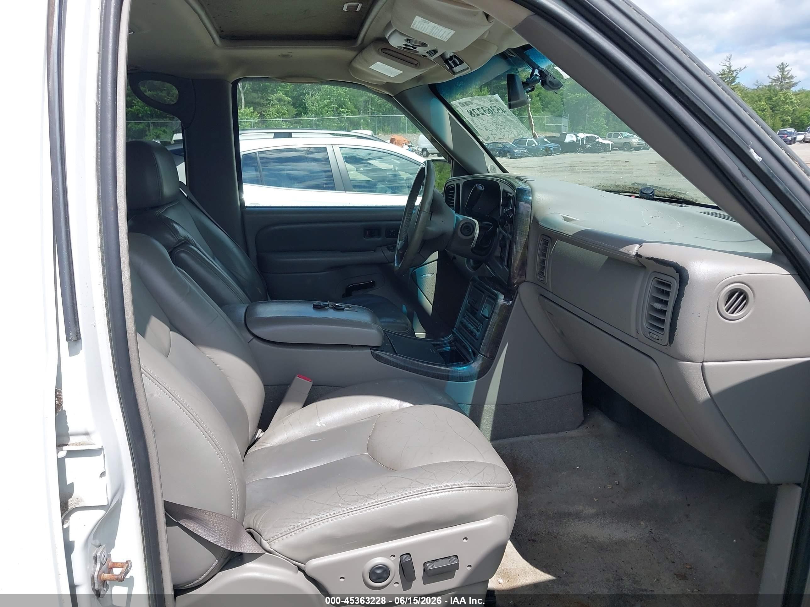 2004 Gmc Yukon Denali White vin: 1GKEK63U44J292080