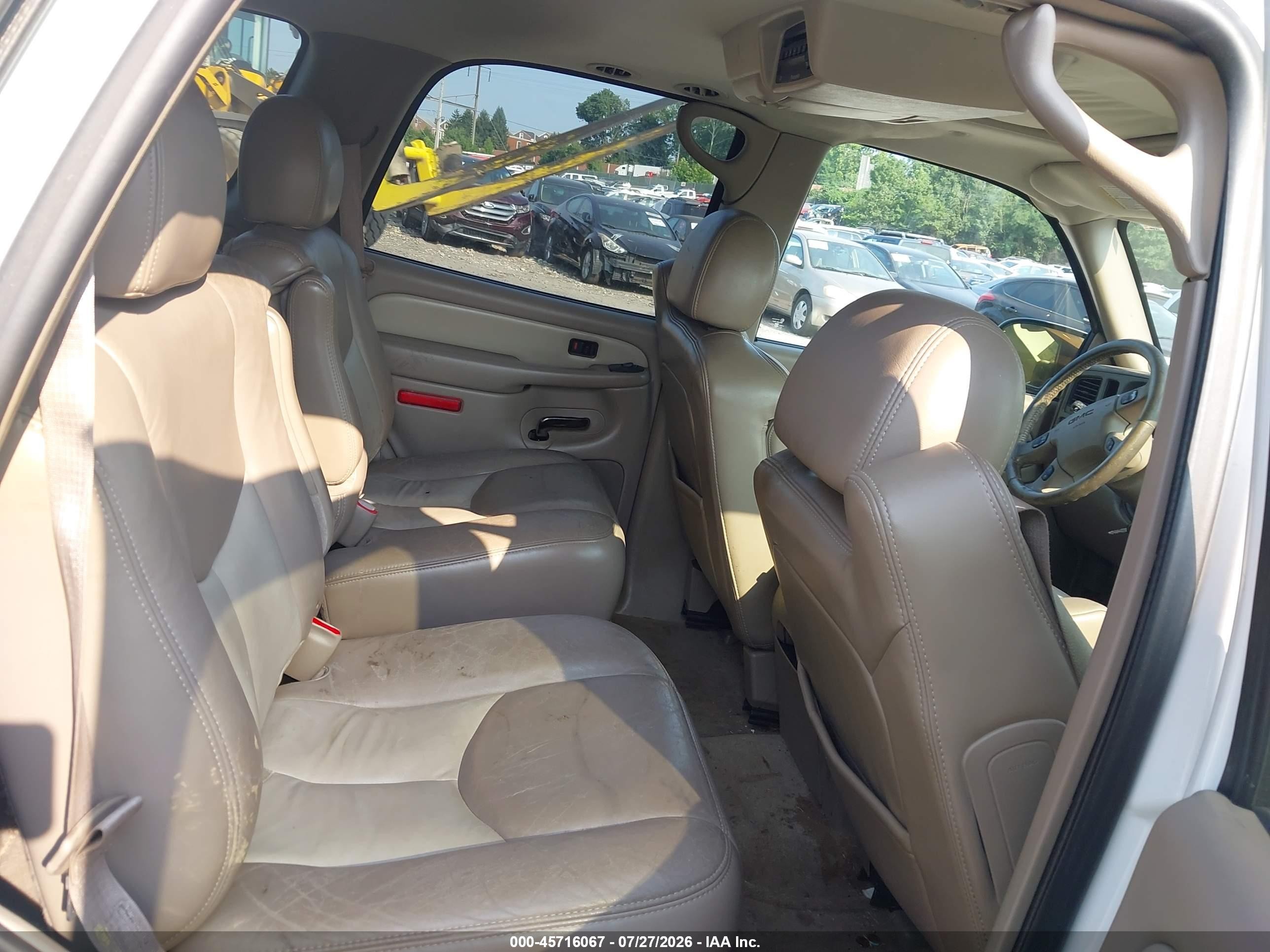 2004 Gmc Yukon Denali Белый vin: 1GKEK63U44J298574